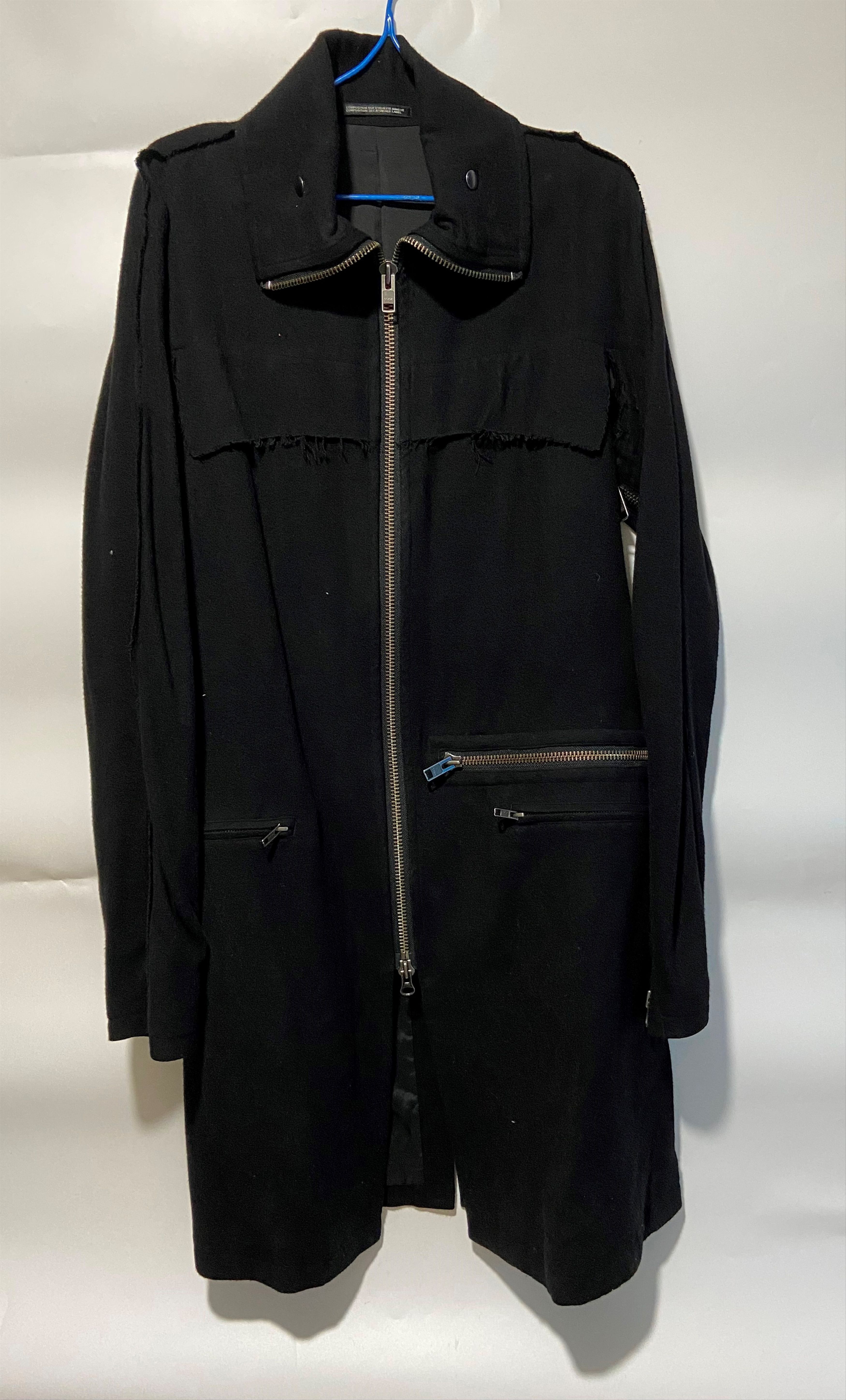 Yohji Yamamoto Yohji Yamamoto 14aw Biker Coat Size US L / EU 52-54 / 3 - 1 Thumbnail