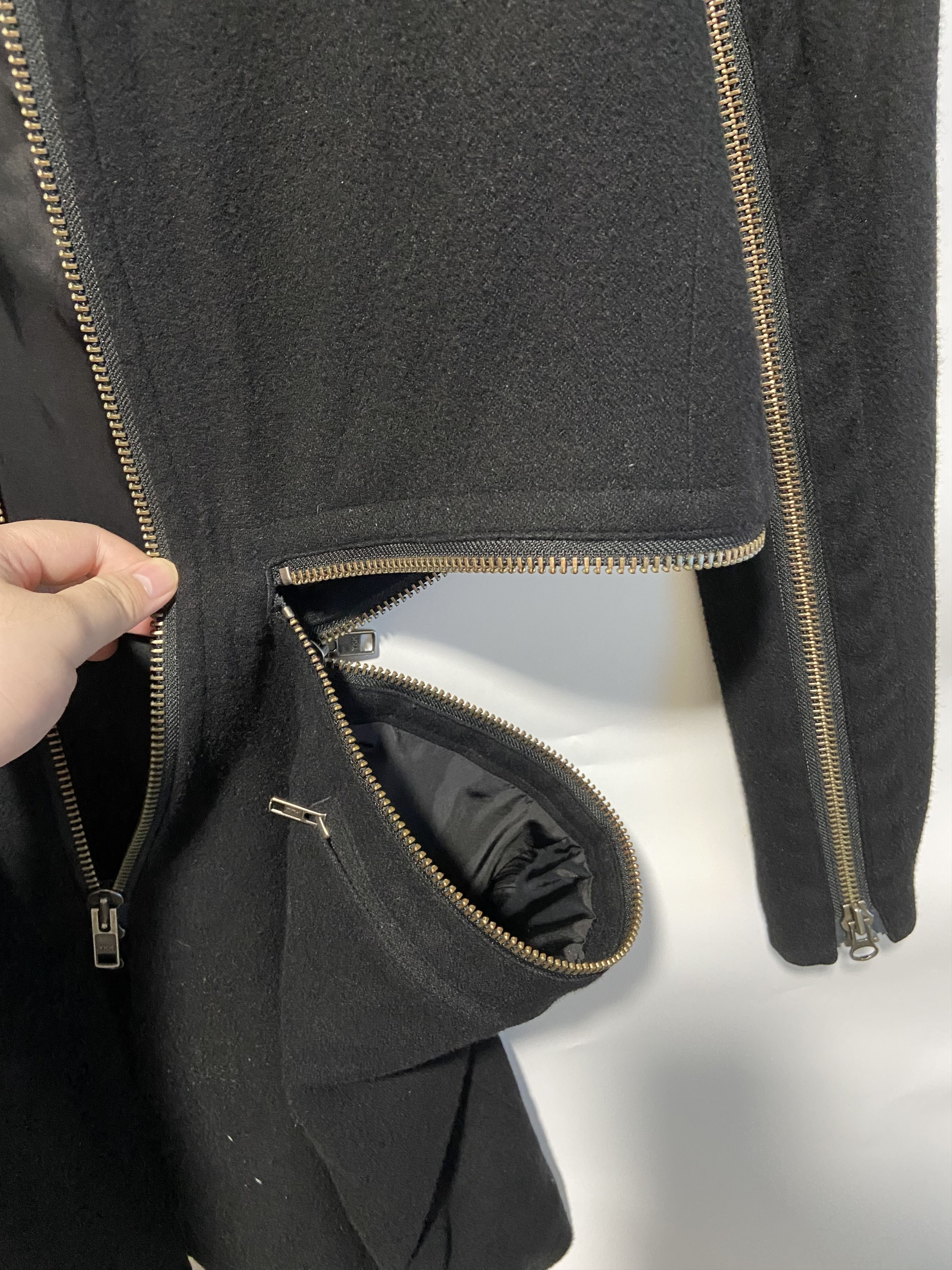 Yohji Yamamoto Yohji Yamamoto 14aw Biker Coat Size US L / EU 52-54 / 3 - 4 Thumbnail