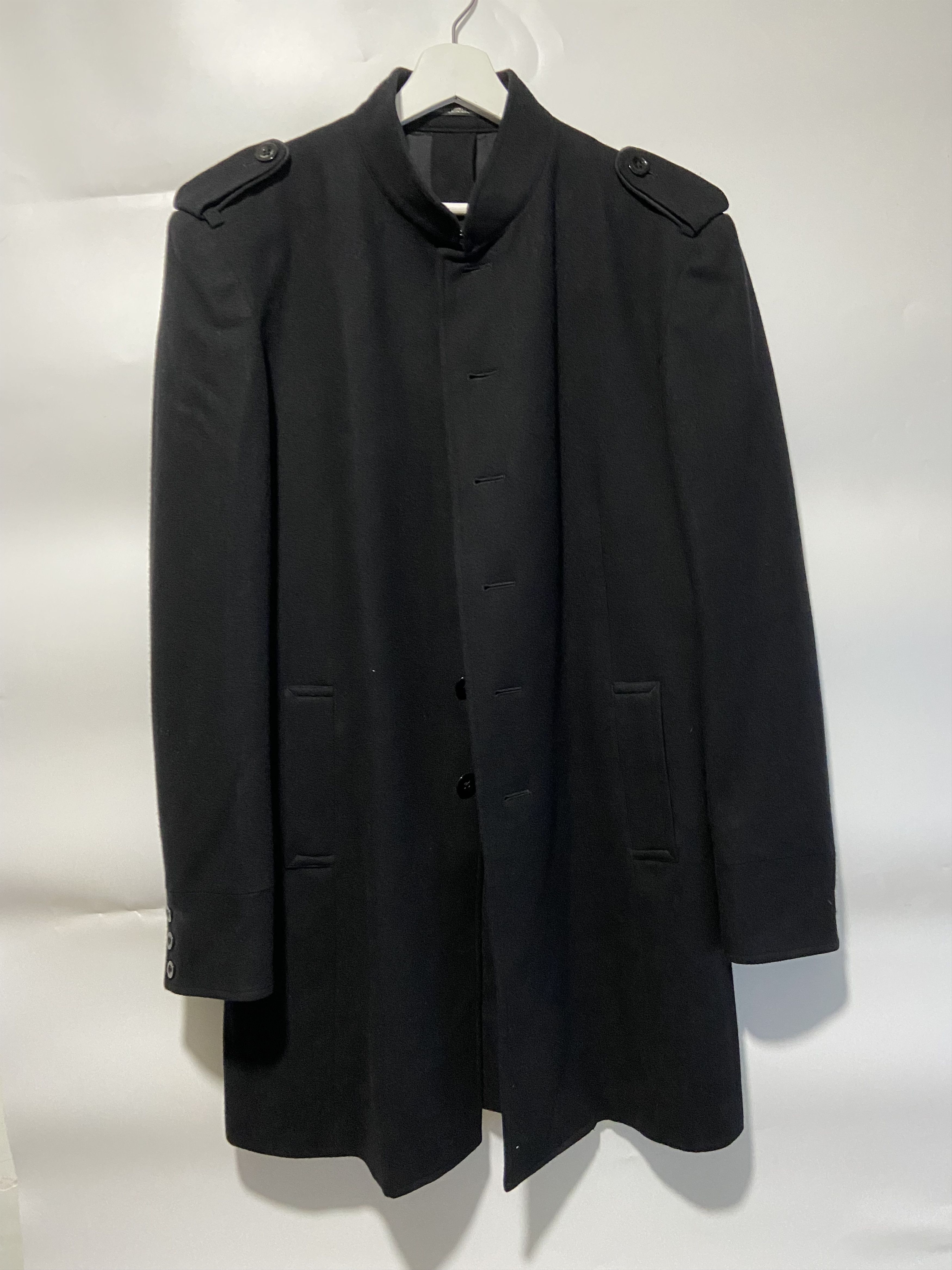 image of Yohji Yamamoto 07Aw Military Jacket in Black, Men's (Size XL)