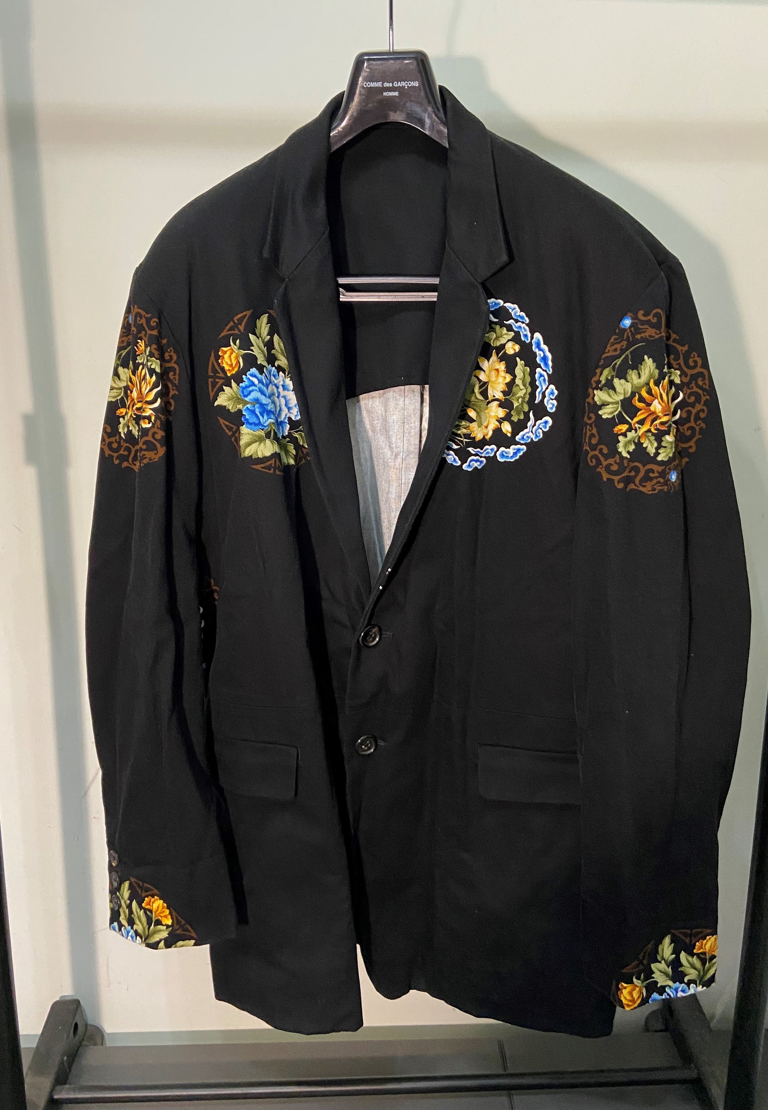 Yohji Yamamoto Yohji Yamamoto 96ss Flower Print Jacket Size US M / EU 48-50 / 2 - 1 Thumbnail