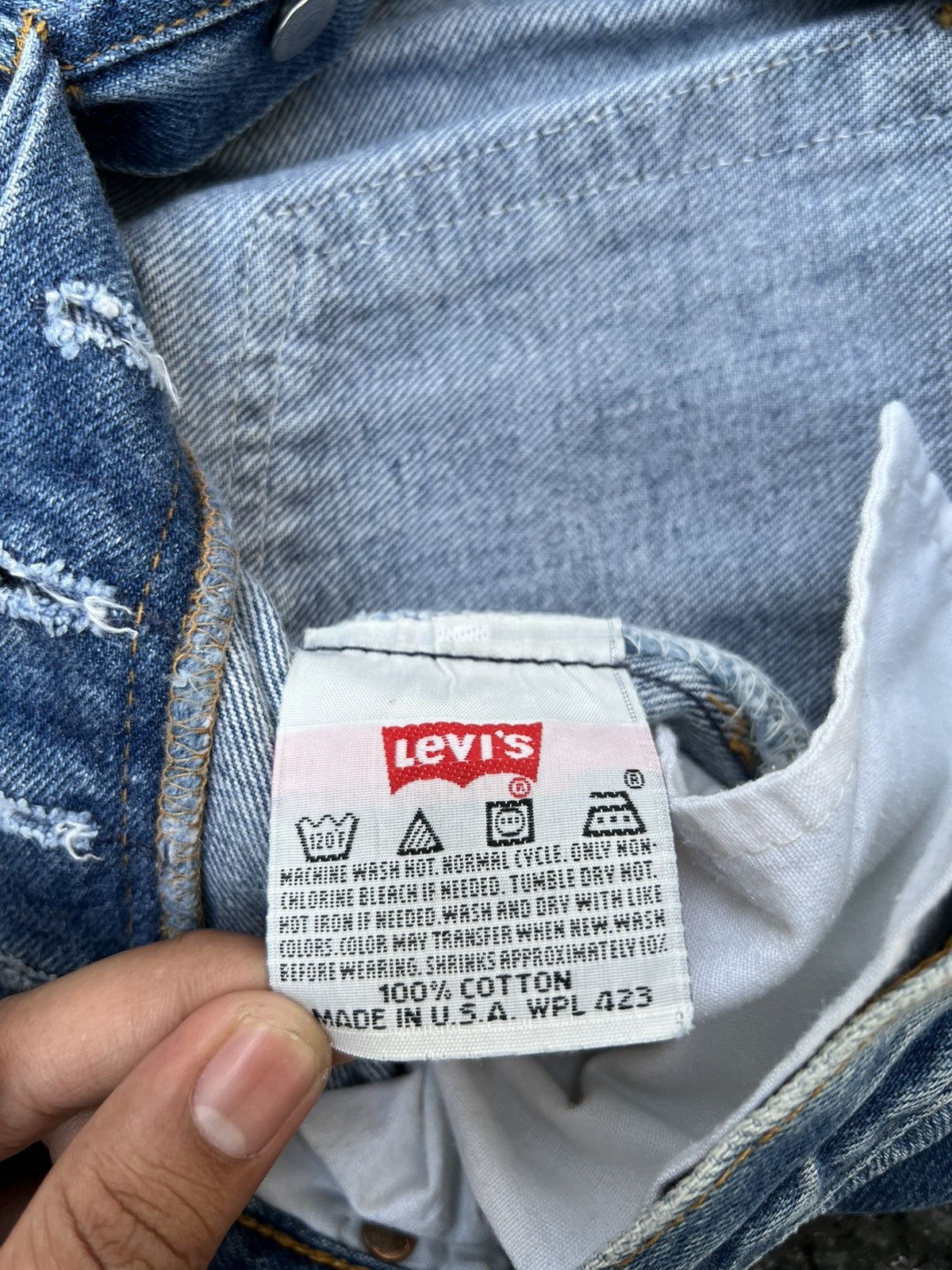 Levi's LEVIS 501 90's VINTAGE FADED COLOUR JEANS Size US 29 - 21 Thumbnail