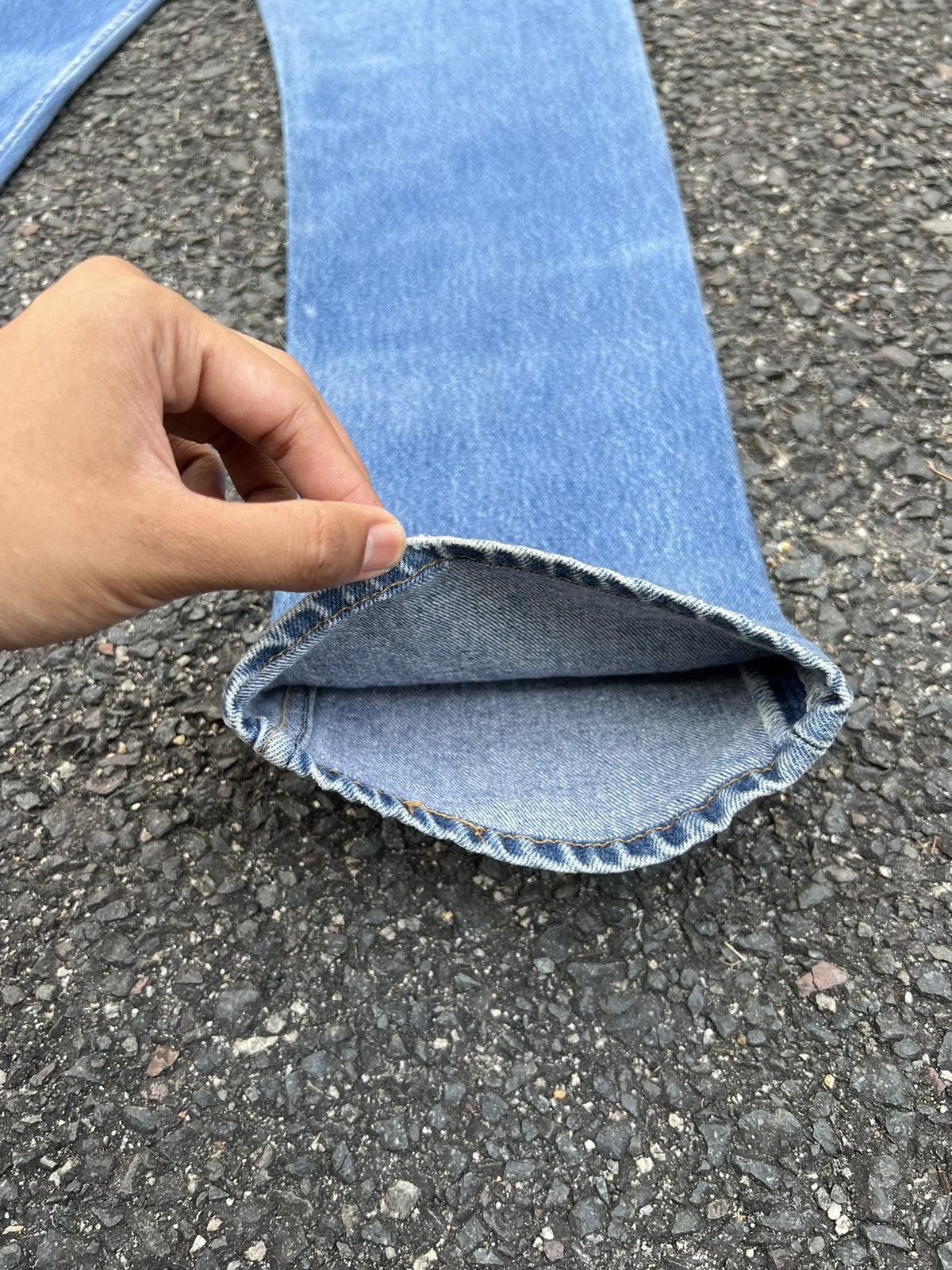 Levi's LEVIS 501 90's VINTAGE FADED COLOUR JEANS Size US 29 - 18 Thumbnail