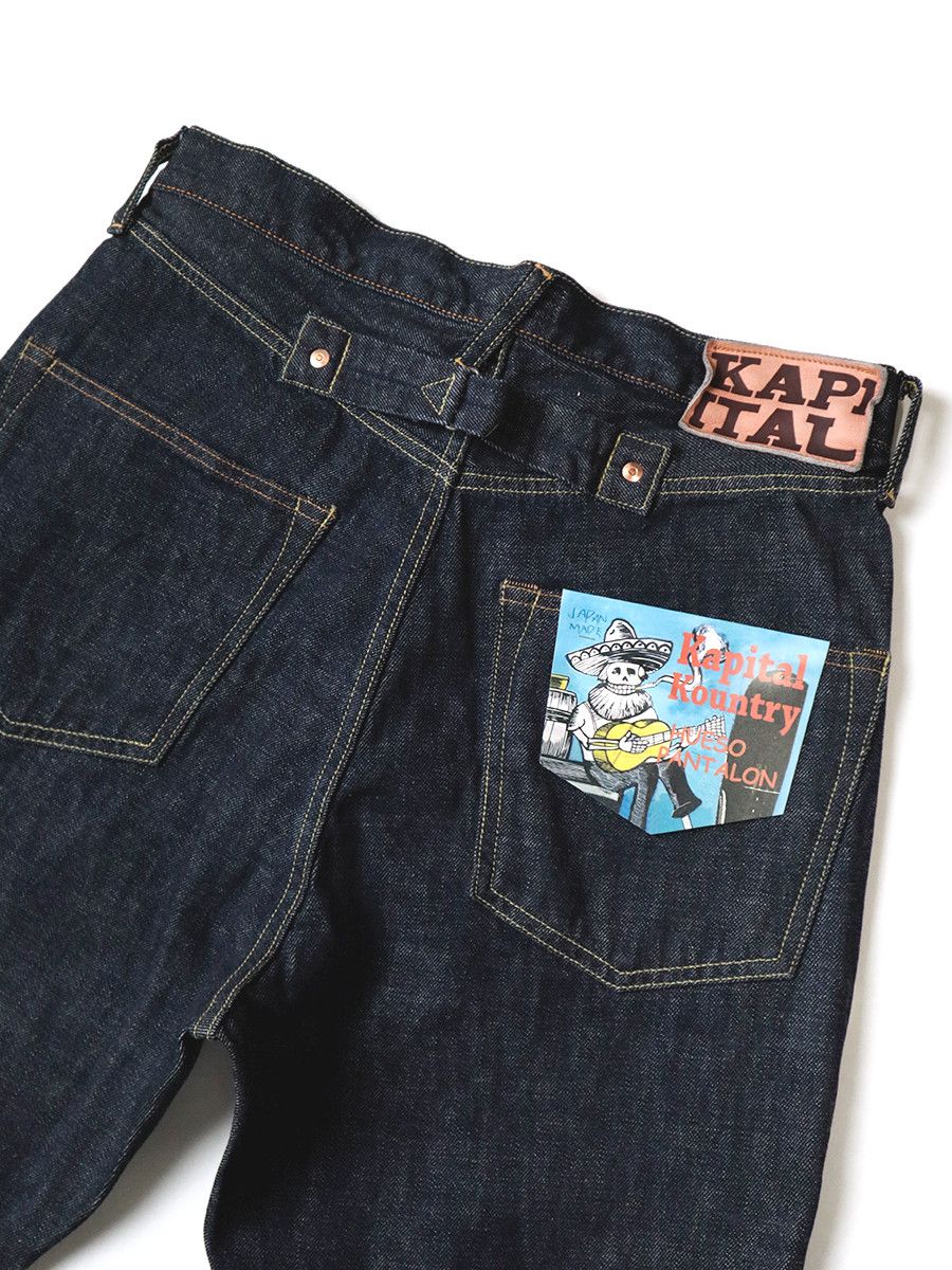 Kapital Kapital pants 12.5oz denim Mexican tuxedo 5P OKAGILLY Size US 34 / EU 50 - 6 Thumbnail