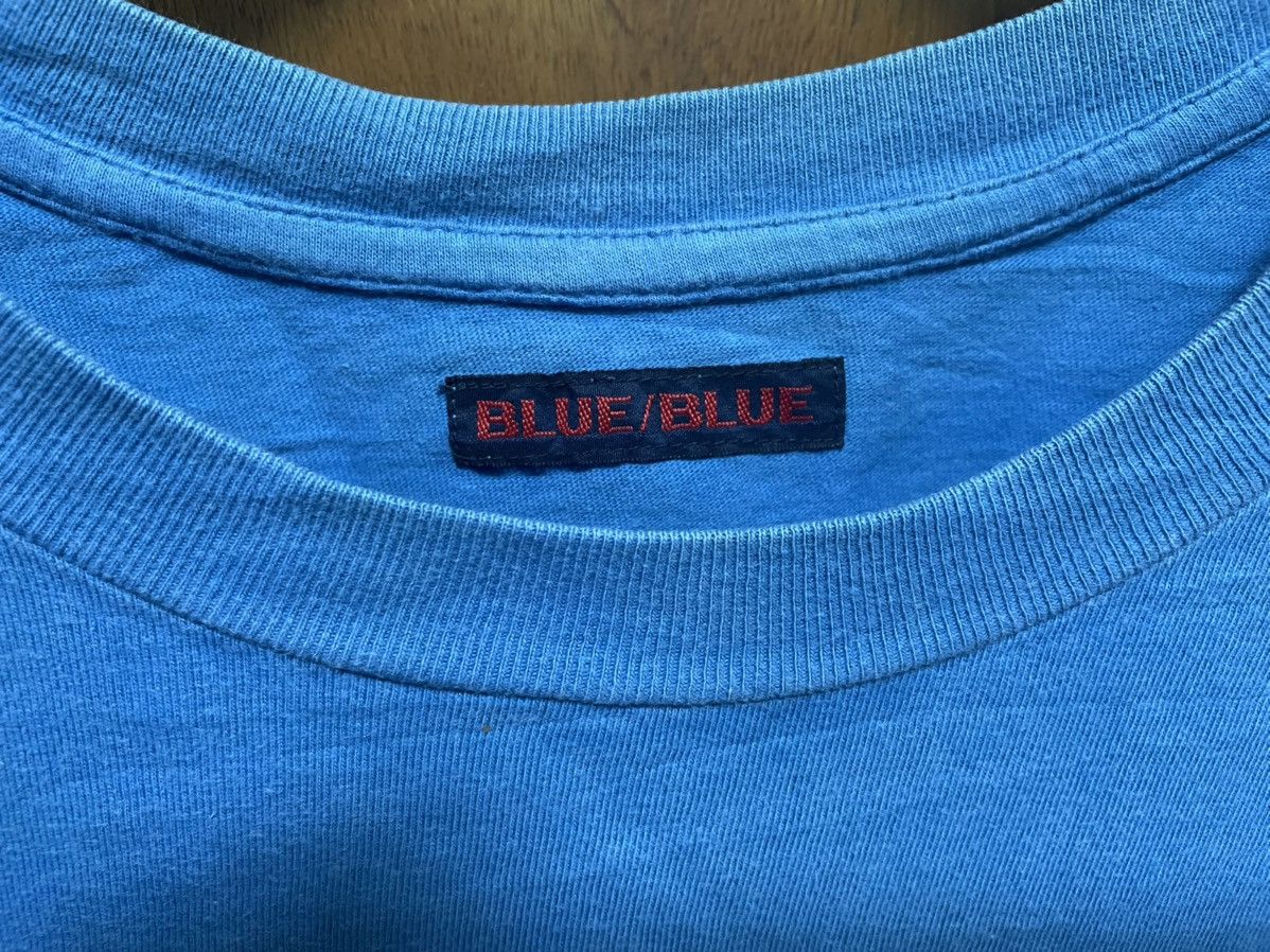 Blue Blue Japan × Japanese Brand Rare Blue Blue T shirt Spell Out Size US L / EU 52-54 / 3 - 3 Thumbnail