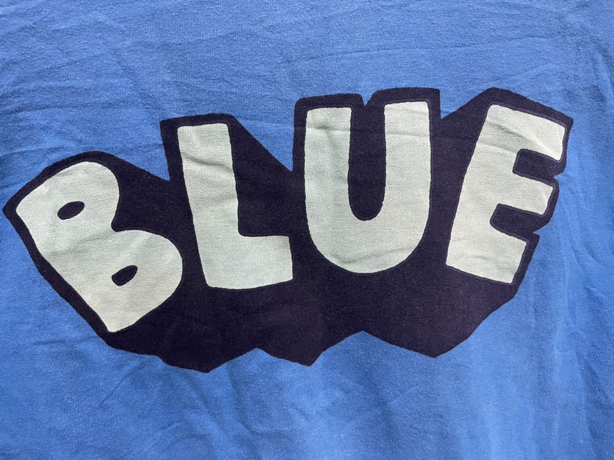 Blue Blue Japan × Japanese Brand Rare Blue Blue T shirt Spell Out Size US L / EU 52-54 / 3 - 4 Thumbnail