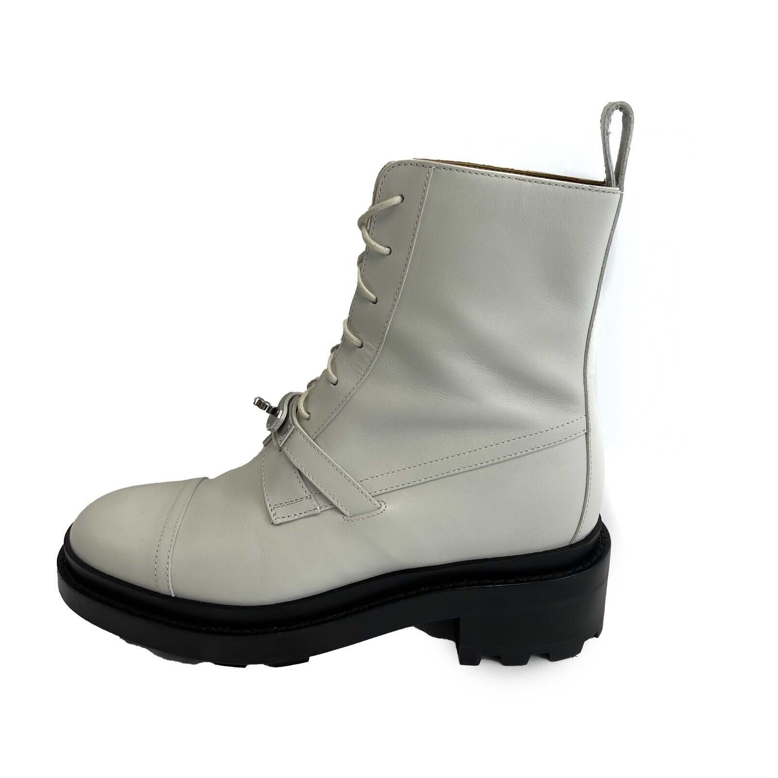 靴 Vetements FUCK OFF leather boots black VTMNTS Fuck Off Leather Army Boots in Black for Men | Lyst
