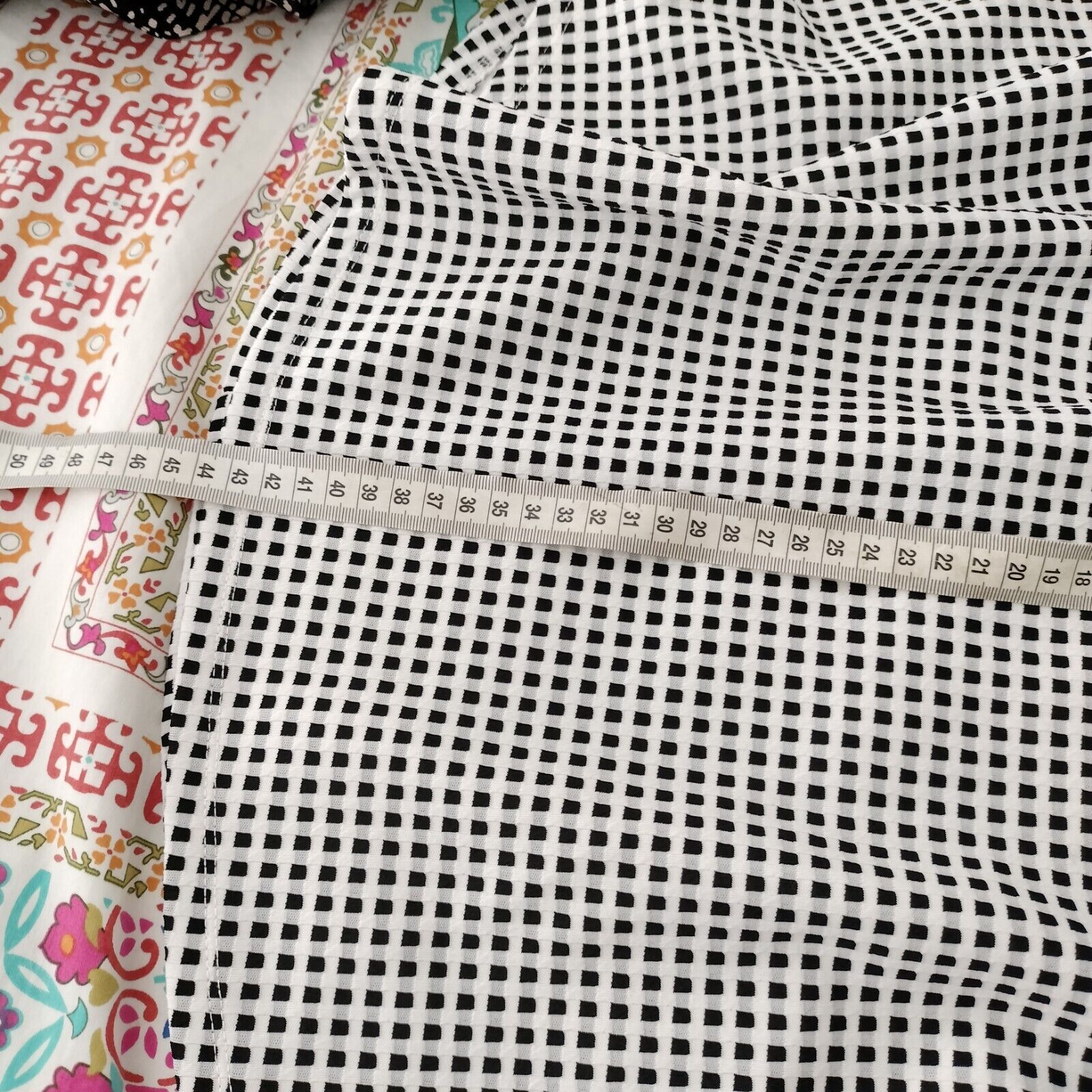 Designer Dotti Skirt High Waist Gingham Check Fit & Flare Clueless Size 27" / US 4 / IT 40 - 9 Thumbnail