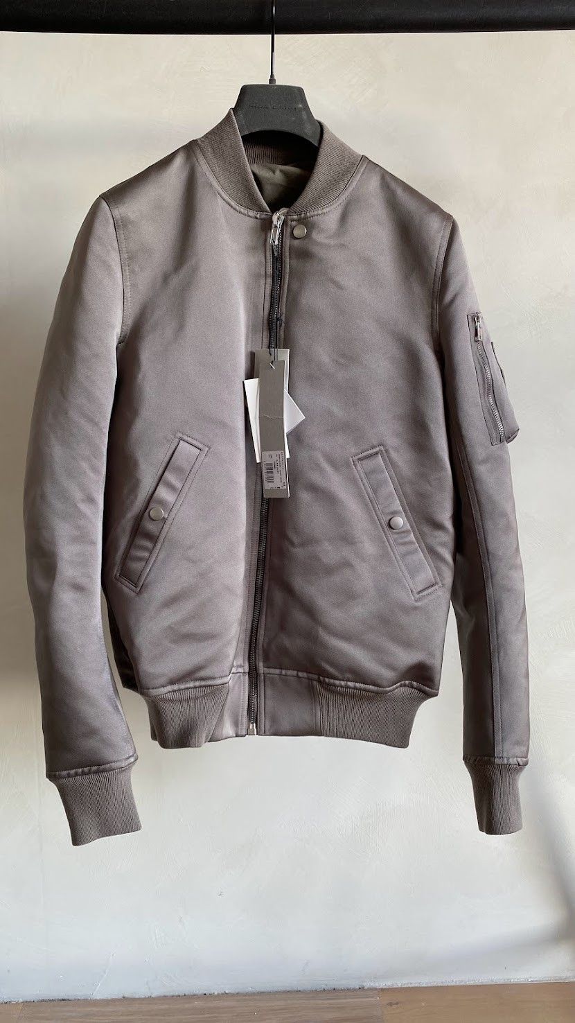 Rick Owens RU17F8791/ND Flight Bomber size 48 Dark Dust