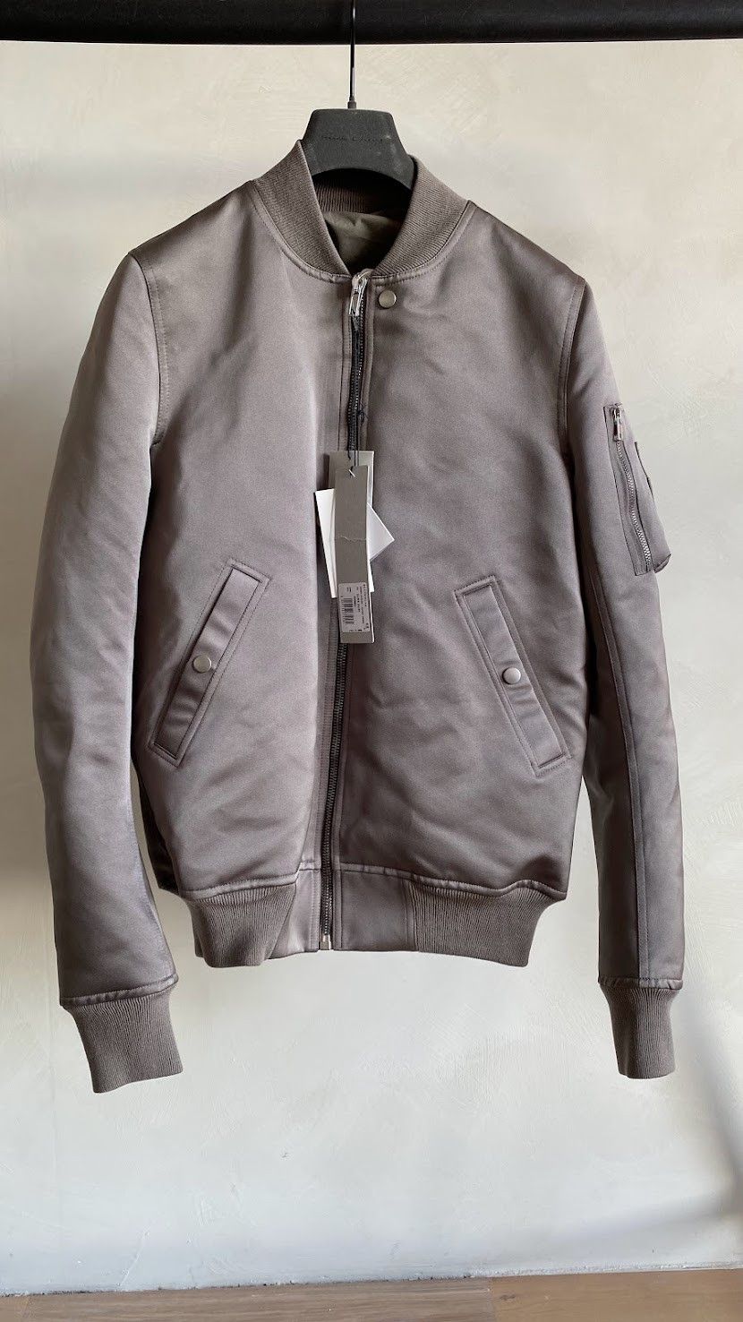 Rick Owens RU17F8791/ND Flight Bomber size 48 Dark Dust | Grailed