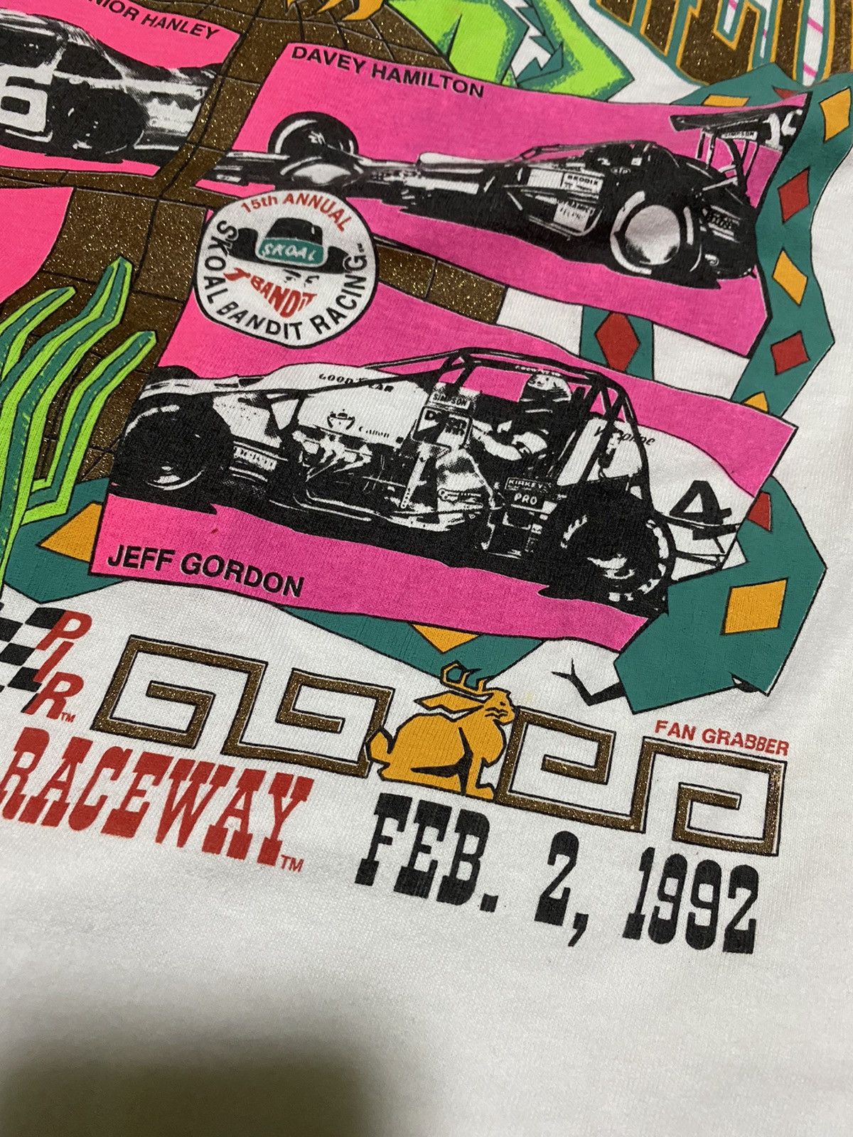 Vintage RARE Vintage '92 Copper World Pheonix Jeff Gordan Racing Tee Size US M / EU 48-50 / 2 - 4 Thumbnail