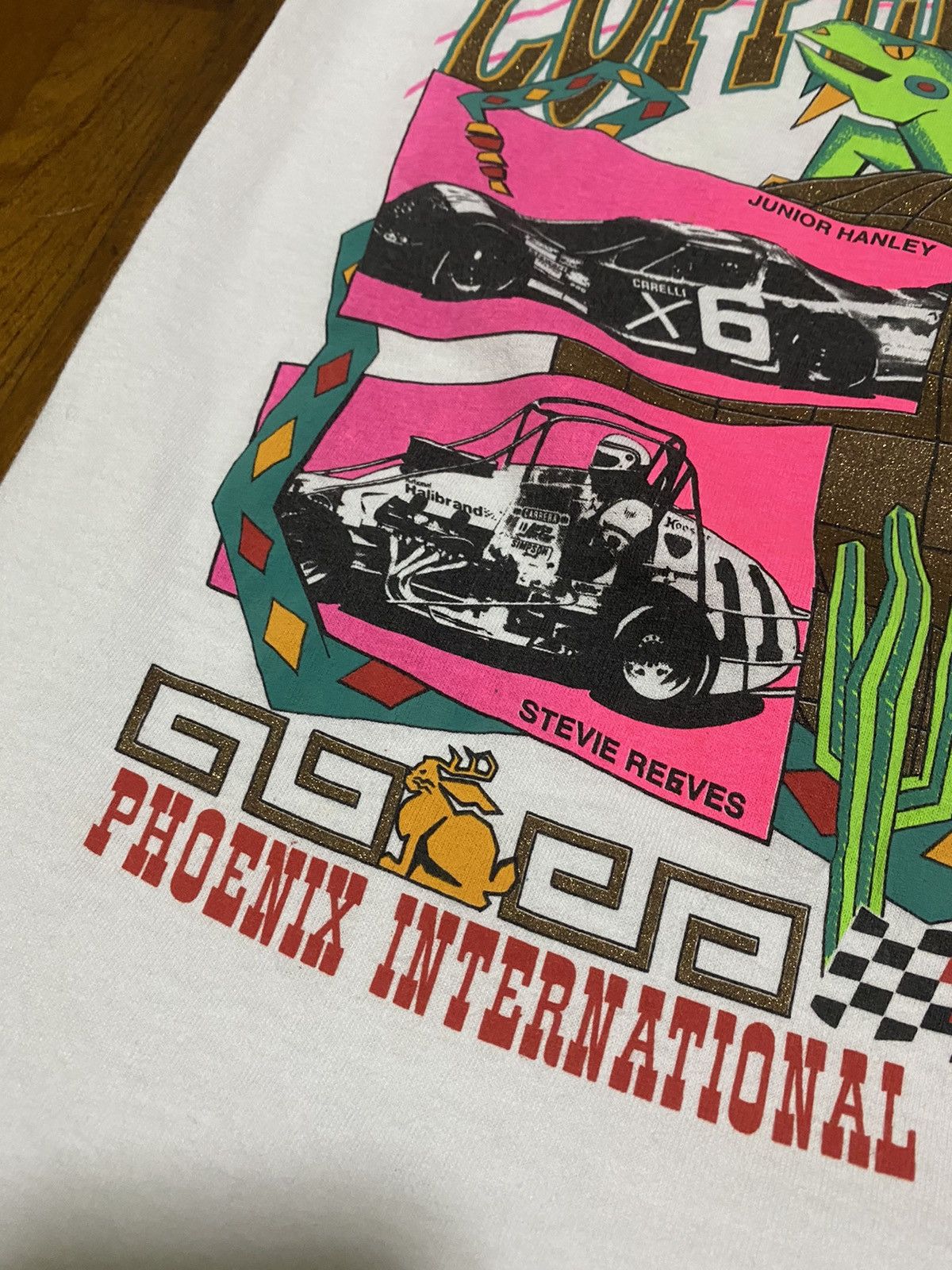 Vintage RARE Vintage '92 Copper World Pheonix Jeff Gordan Racing Tee Size US M / EU 48-50 / 2 - 5 Thumbnail