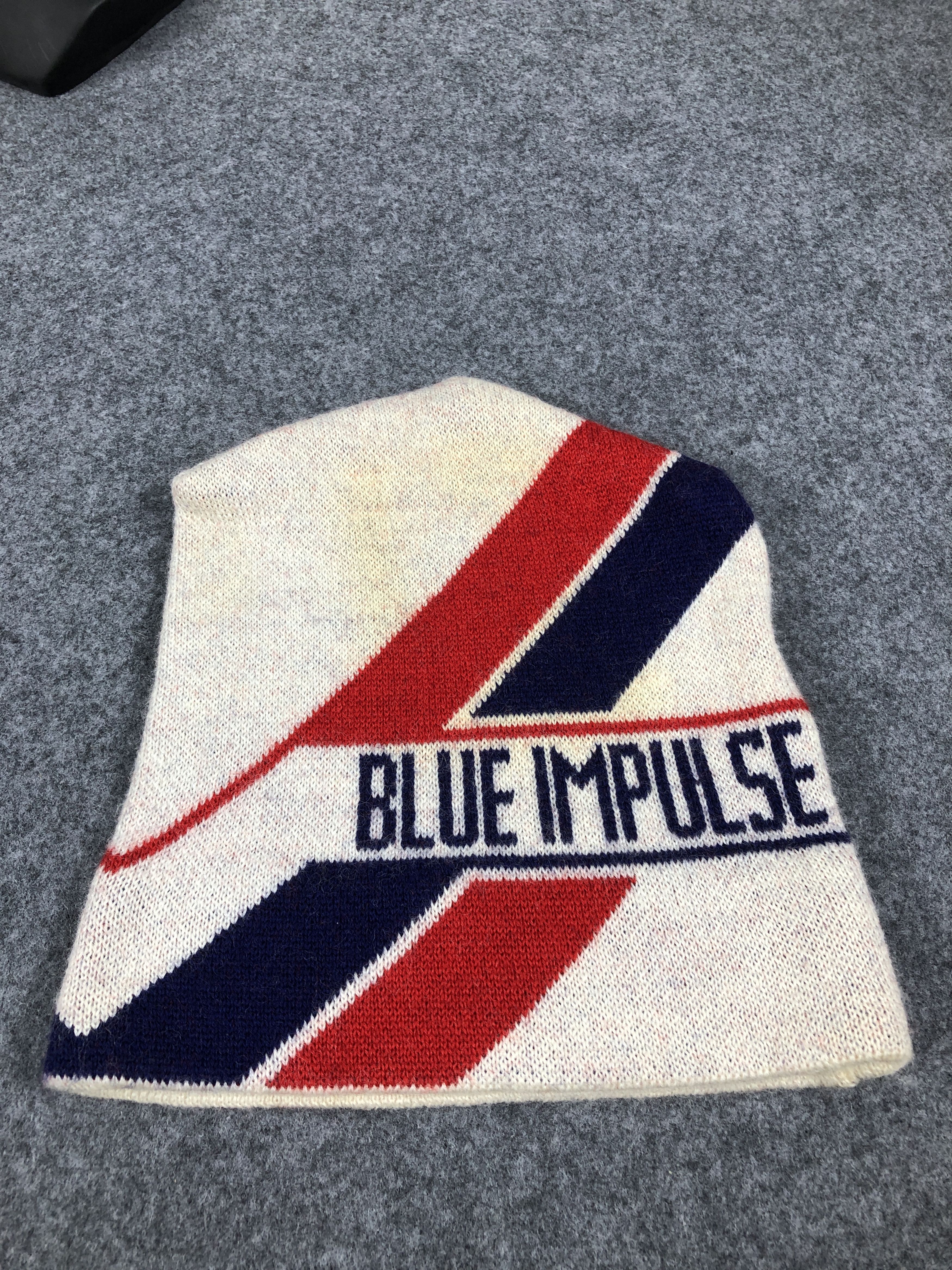 Japanese Brand × Vintage Vintage Japanese Brand Blue Impulse Beanie/Snow Hat/Snow Cap Size ONE SIZE - 5 Thumbnail