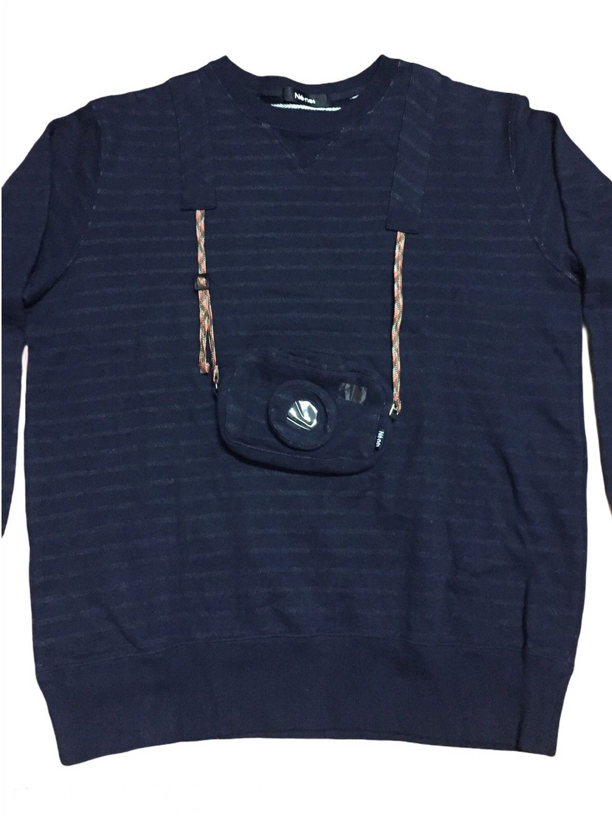 Issey Miyake Issey Miyake Ne-net Camera Crewneck Sweatshirt Size US M / EU 48-50 / 2 - 2 Thumbnail