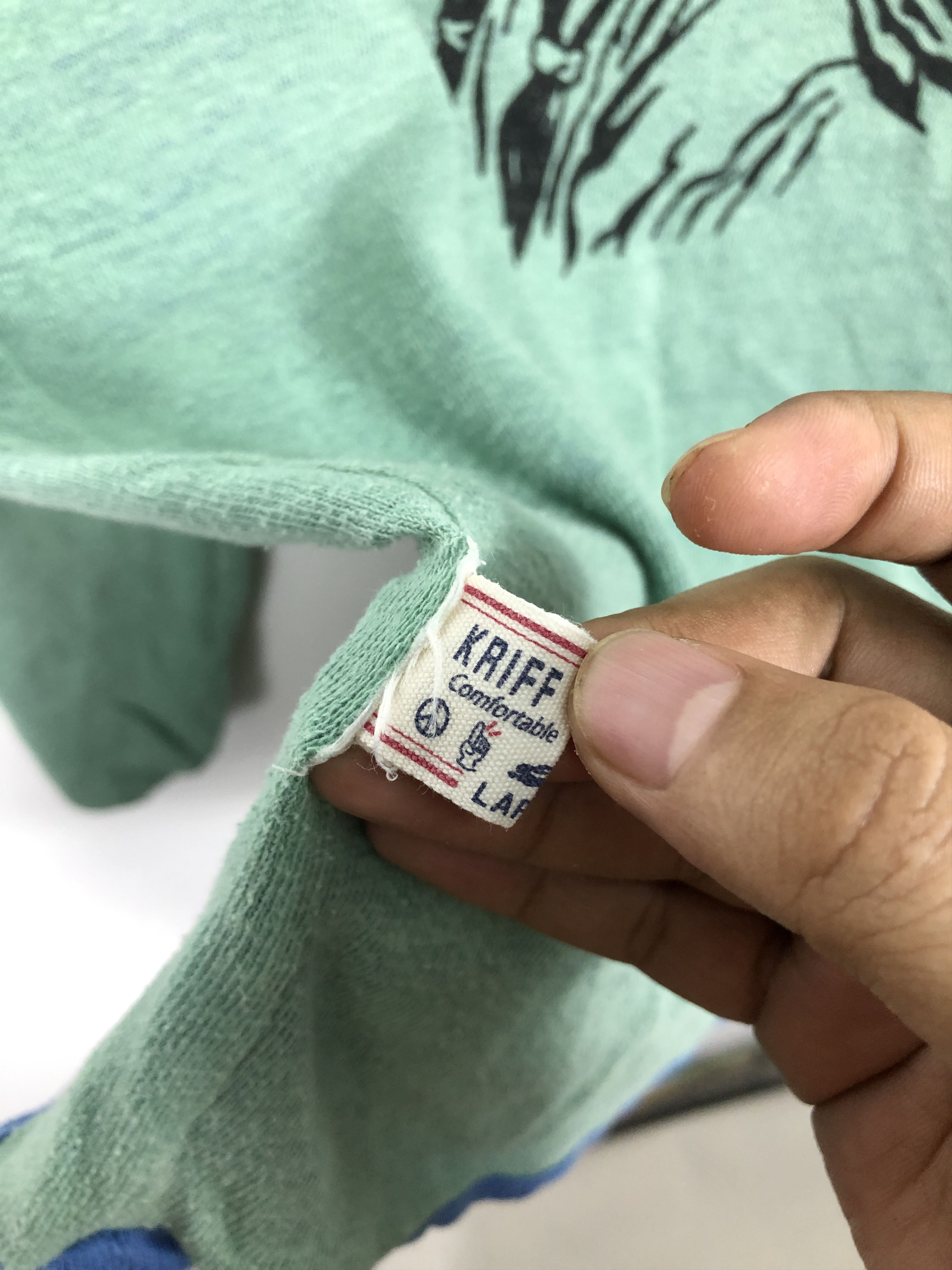 Japanese Brand × Vintage Japanese Brand Kriff Mayer Reversible Long Sleeve T-Shirt Size US M / EU 48-50 / 2 - 12 Thumbnail