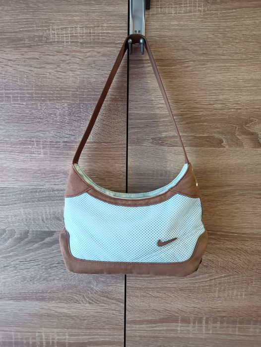 Nike Vintage Nike shoulder bag baguette Blue Brown y2k 90s 00s