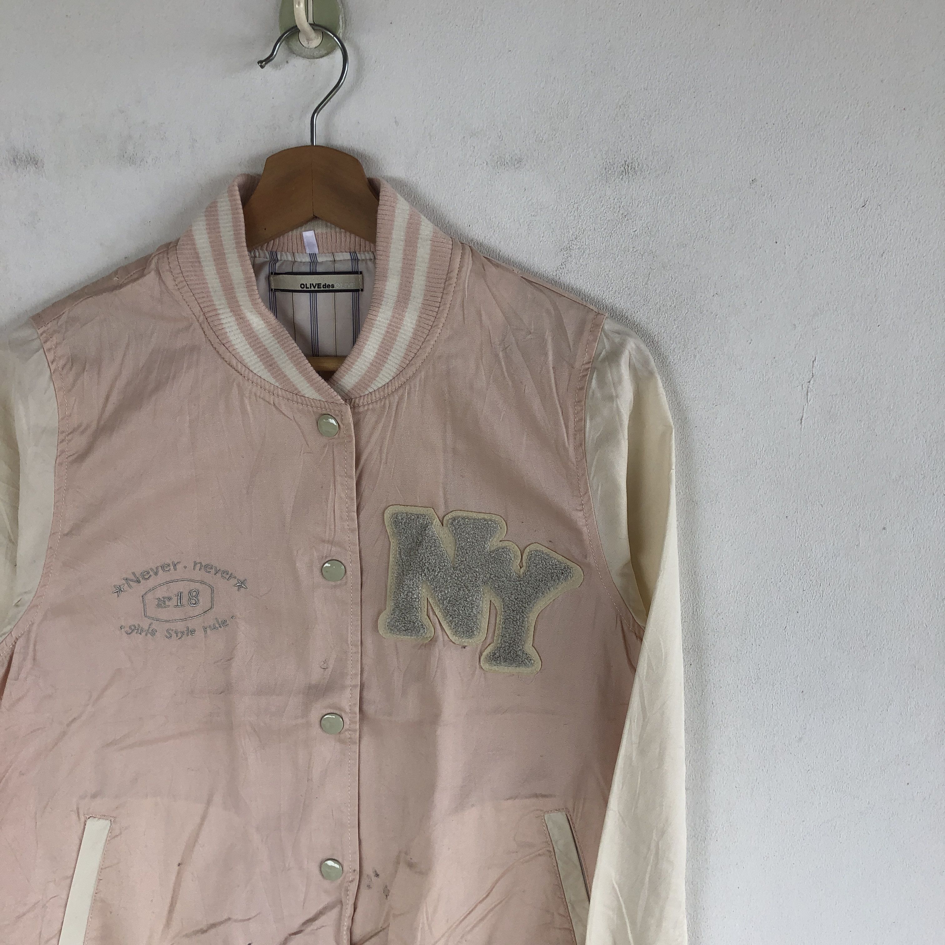 Japanese Brand × Vintage Vintage NY Letterman Varsity Jackets Japanese Wool Jacket Size US XS / EU 42 / 0 - 5 Thumbnail