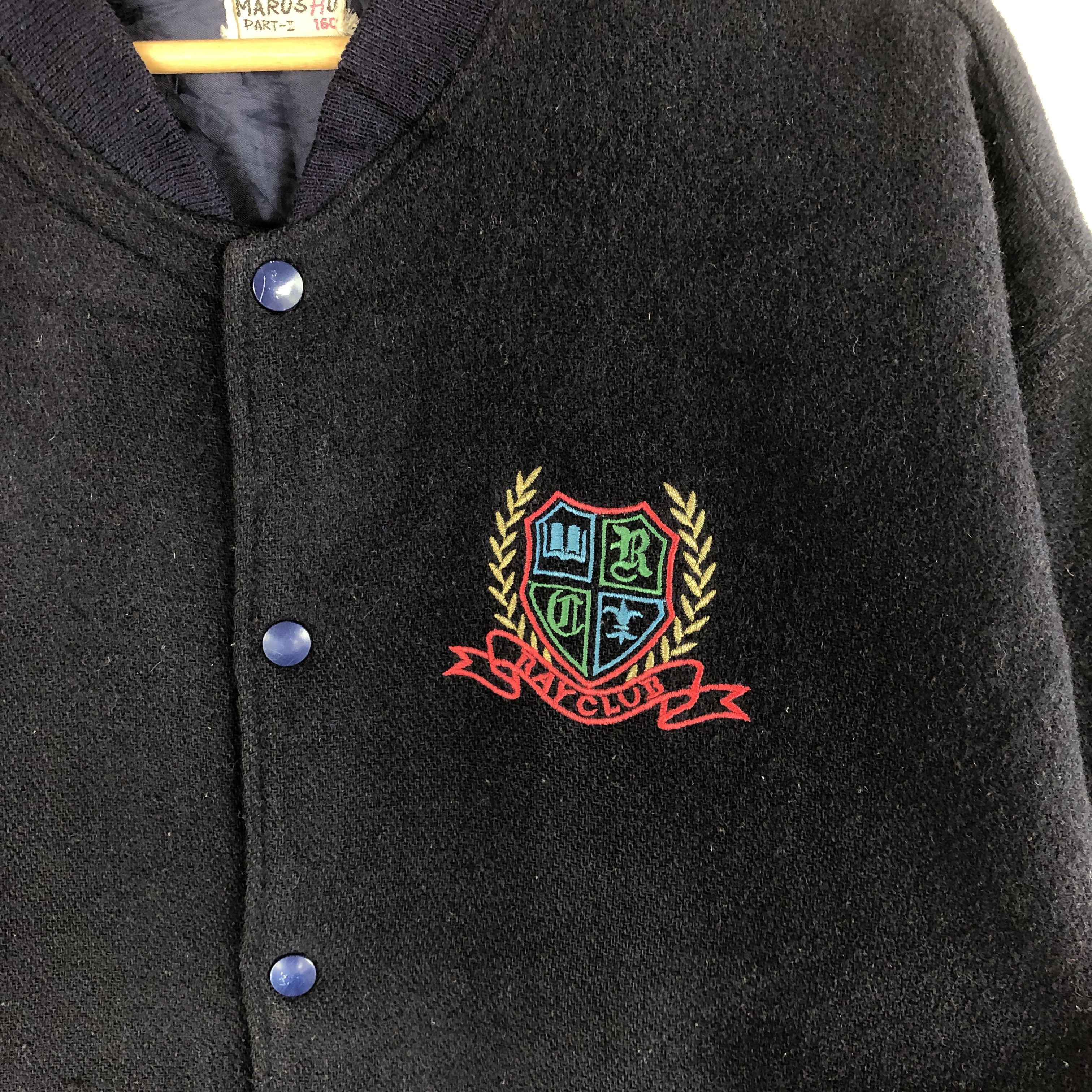 Vintage Ray Club Varsity Jackets Leather Letterman Wool Jacket Size US M / EU 48-50 / 2 - 9 Thumbnail