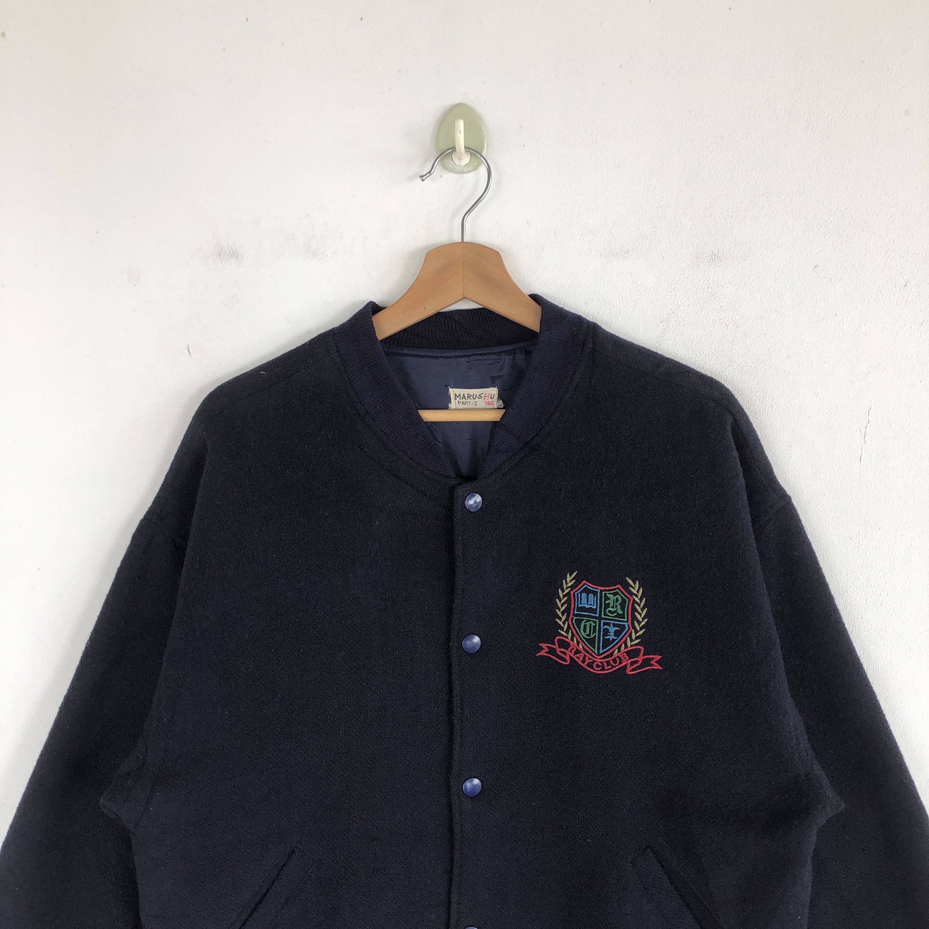 Vintage Ray Club Varsity Jackets Leather Letterman Wool Jacket Size US M / EU 48-50 / 2 - 4 Thumbnail