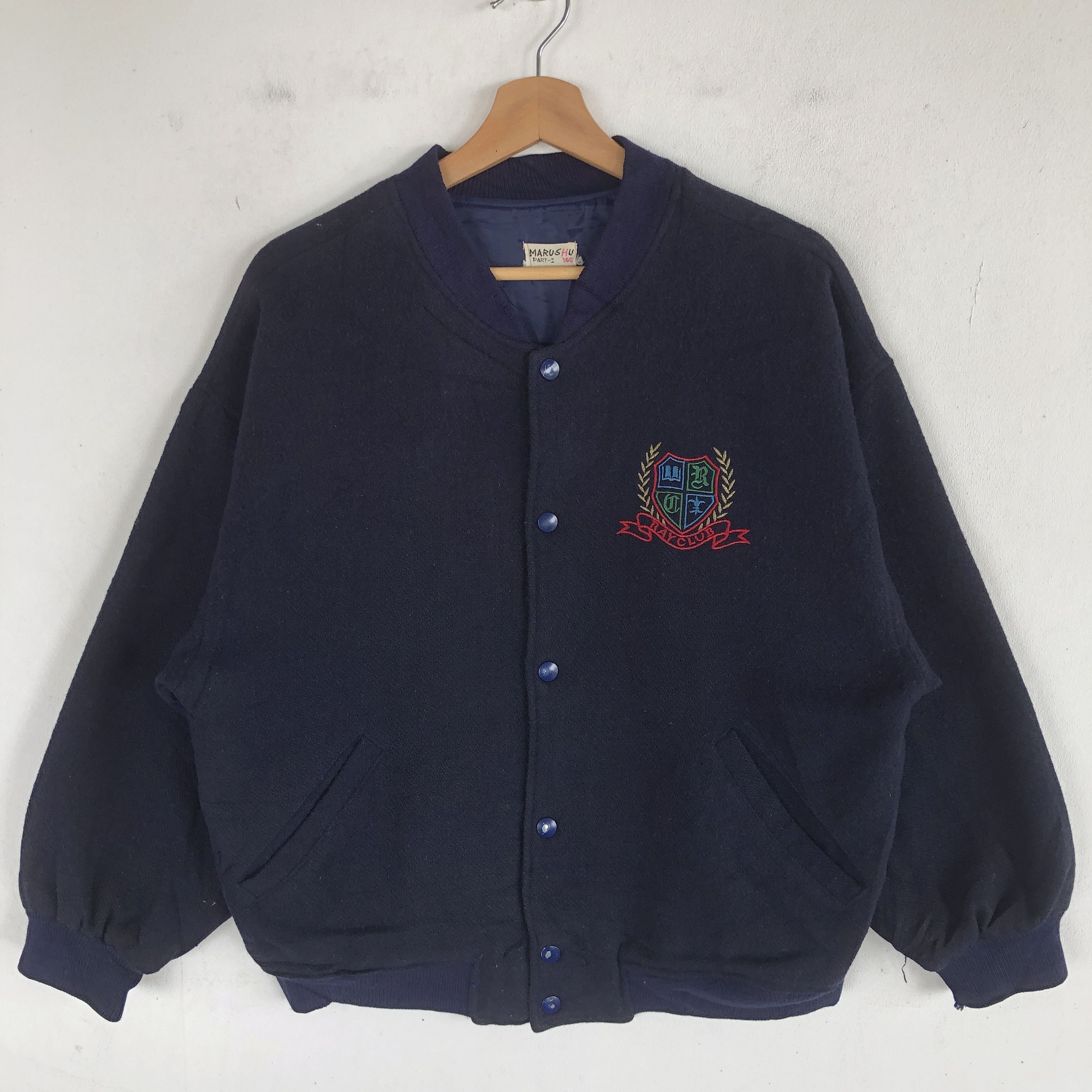 Vintage Ray Club Varsity Jackets Leather Letterman Wool Jacket Size US M / EU 48-50 / 2 - 5 Thumbnail