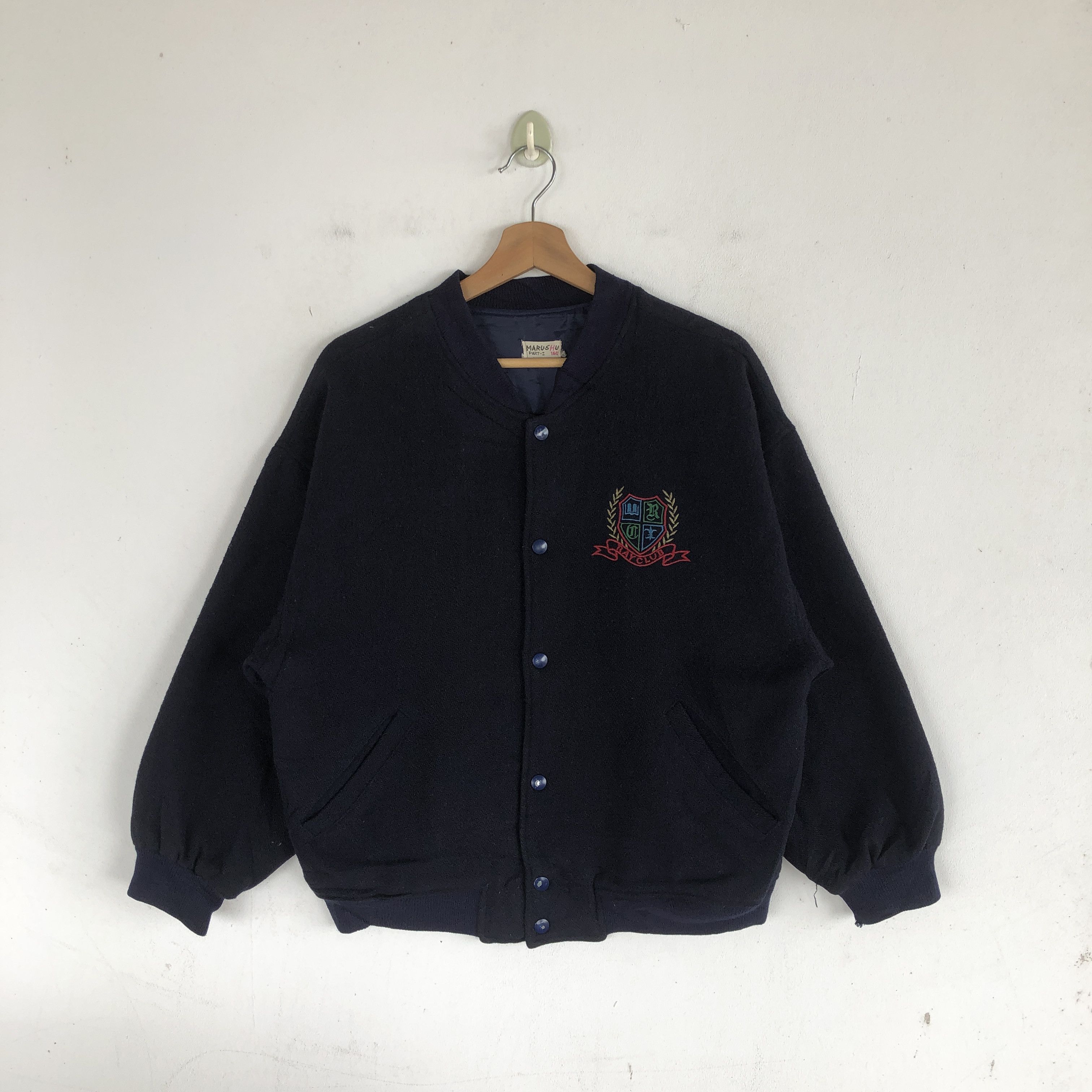 Vintage Ray Club Varsity Jackets Leather Letterman Wool Jacket Size US M / EU 48-50 / 2 - 2 Thumbnail