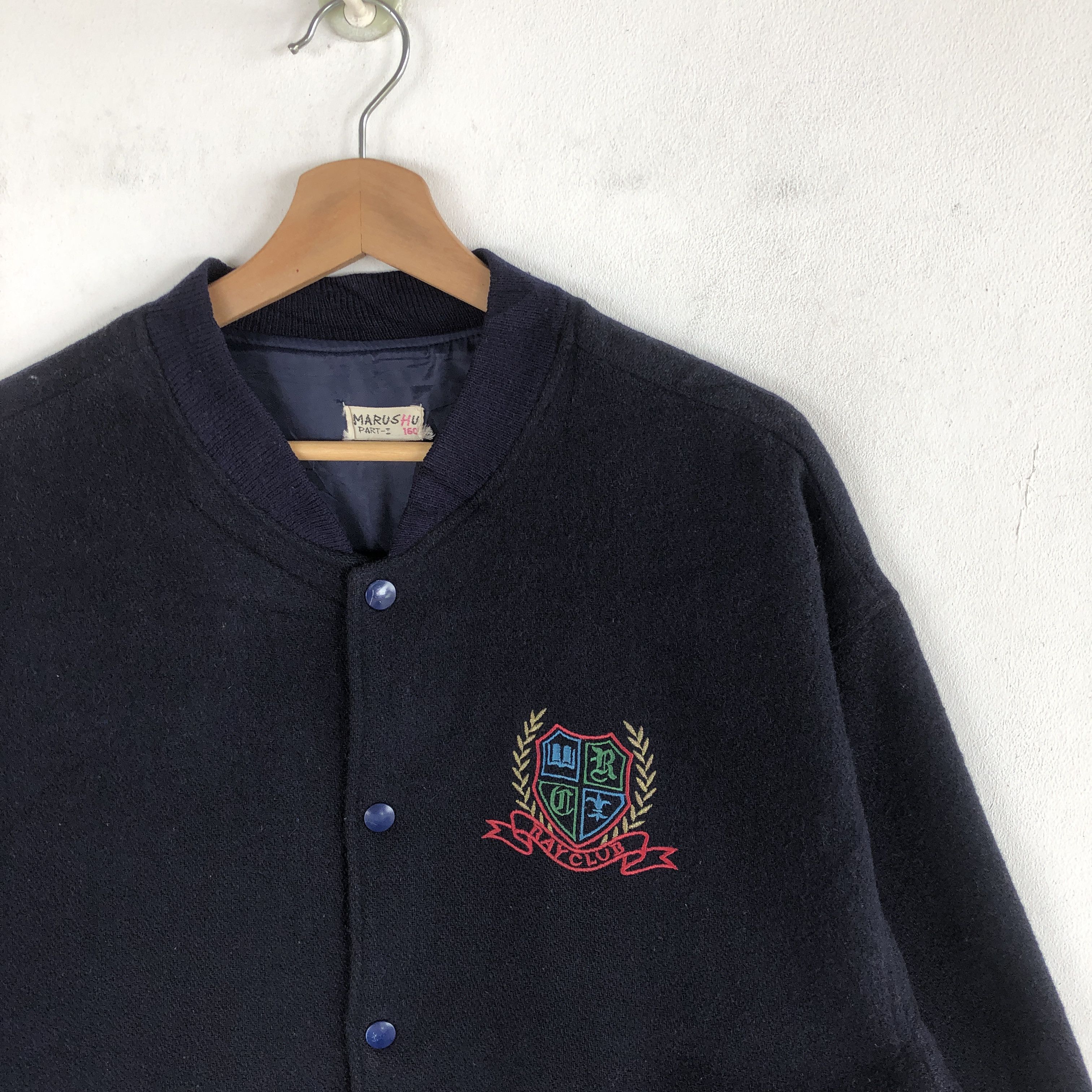 Vintage Ray Club Varsity Jackets Leather Letterman Wool Jacket Size US M / EU 48-50 / 2 - 8 Thumbnail