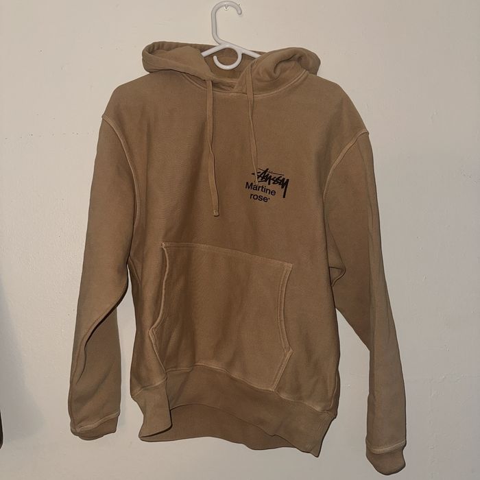 Stussy Stussy Martine Rose Collage Pigment Dyed Hoodie Mocha | Grailed