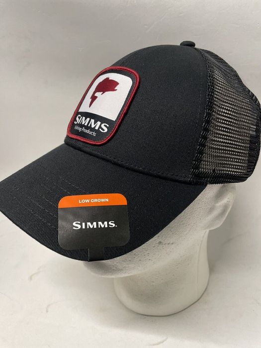 Simms Simms Fishing Hats Bass Black Trucker Grailed