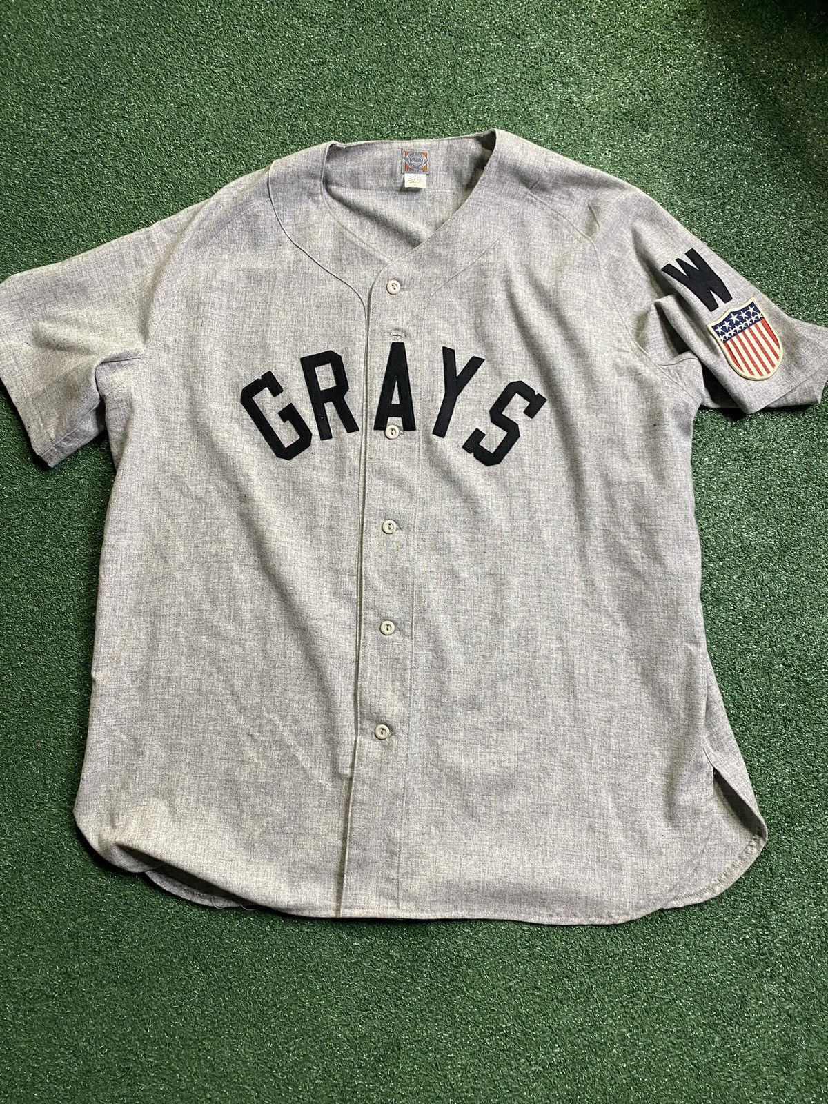 Ebbets Field Homestead Grays Jersey Size XXL Wool Rare