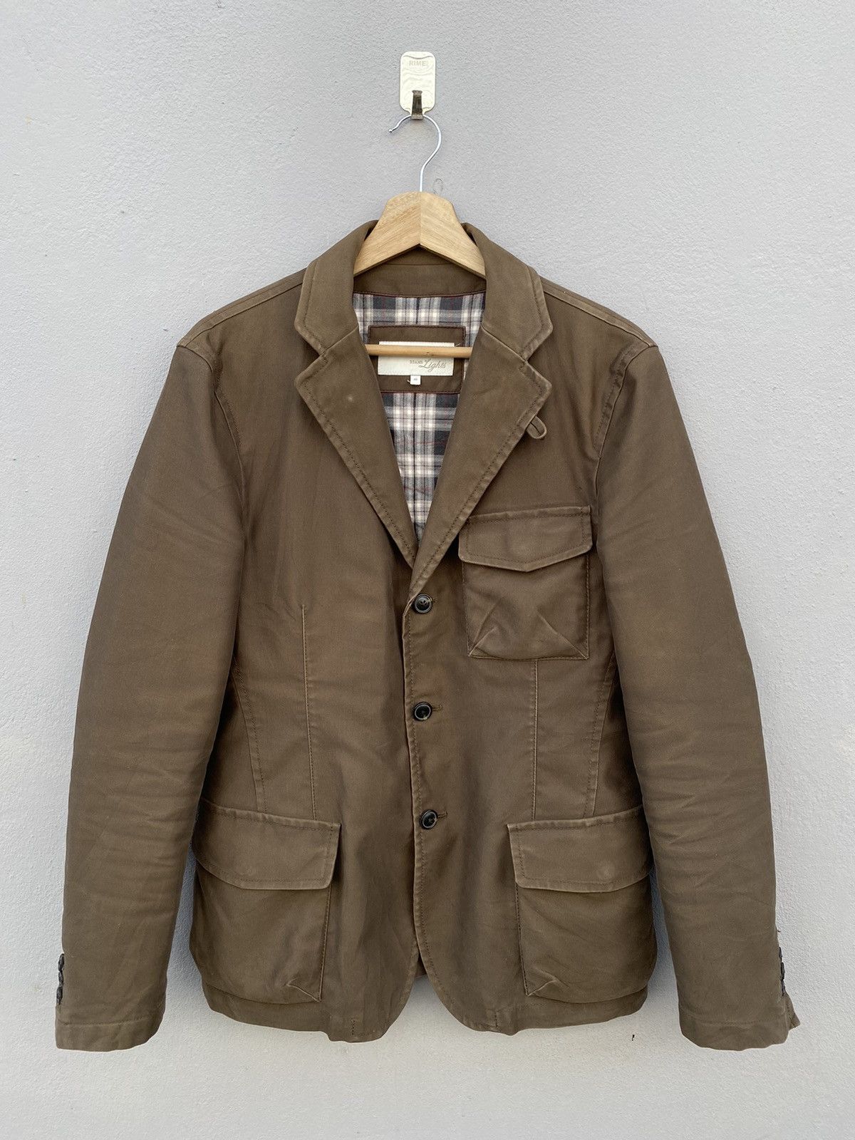 Beams Plus 💥BEAMS LIGHT Multipockets 2ways Coat/Blazer Rare Design Size 46S - 1 Thumbnail
