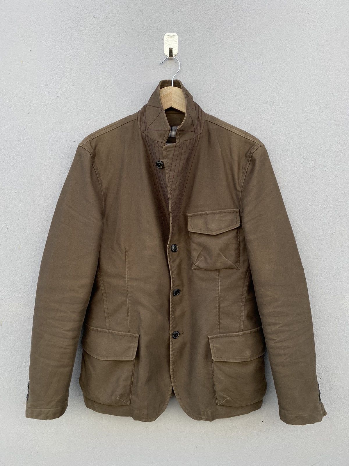 Beams Plus 💥BEAMS LIGHT Multipockets 2ways Coat/Blazer Rare Design Size 46S - 2 Thumbnail