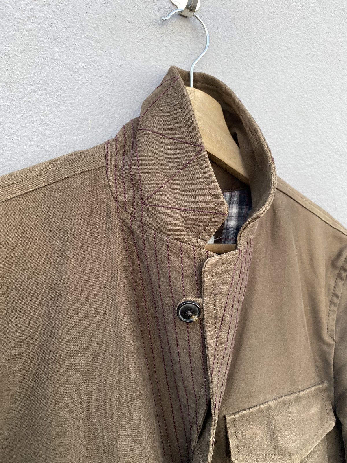 Beams Plus 💥BEAMS LIGHT Multipockets 2ways Coat/Blazer Rare Design Size 46S - 4 Thumbnail
