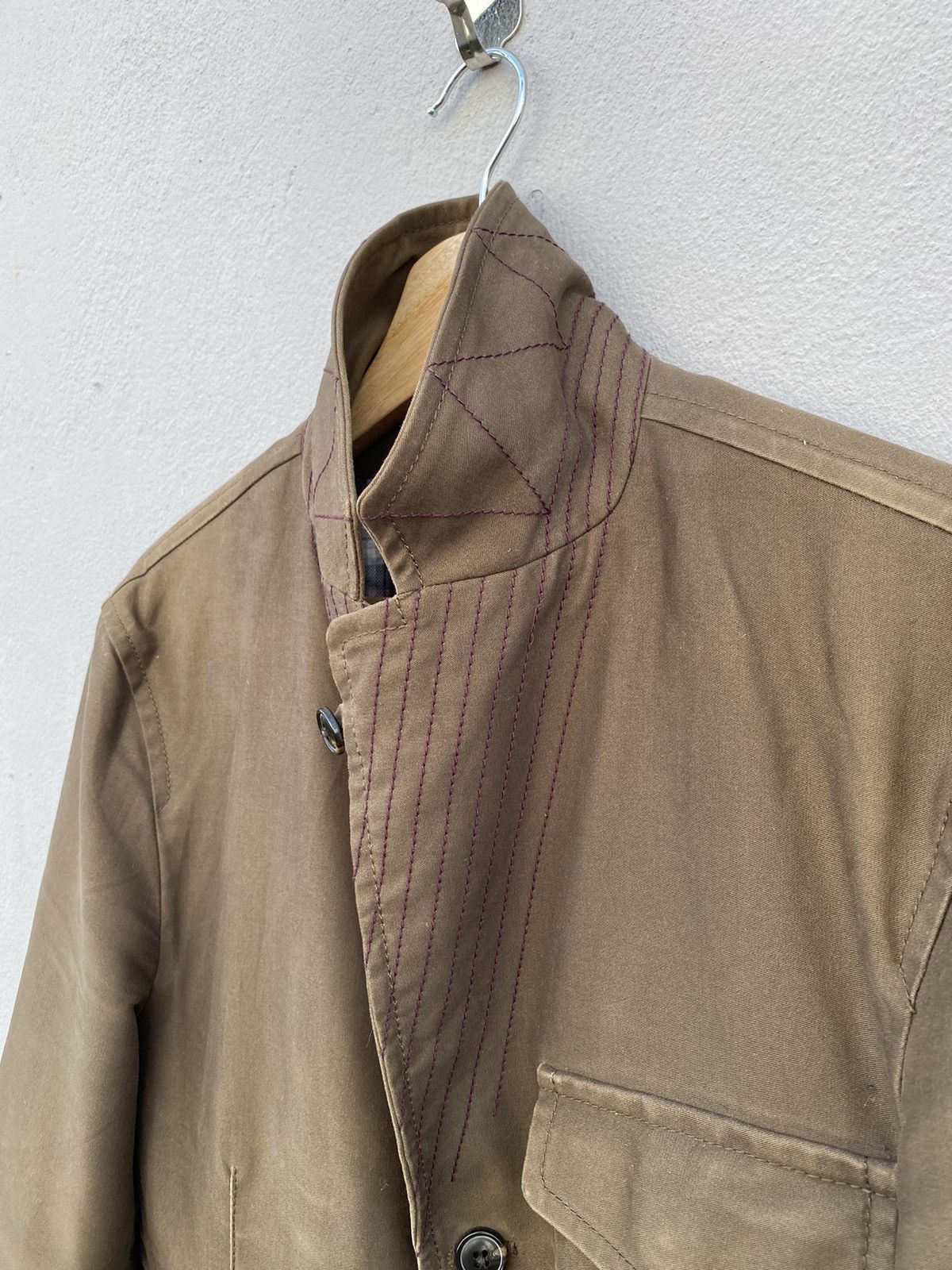 Beams Plus 💥BEAMS LIGHT Multipockets 2ways Coat/Blazer Rare Design Size 46S - 3 Thumbnail