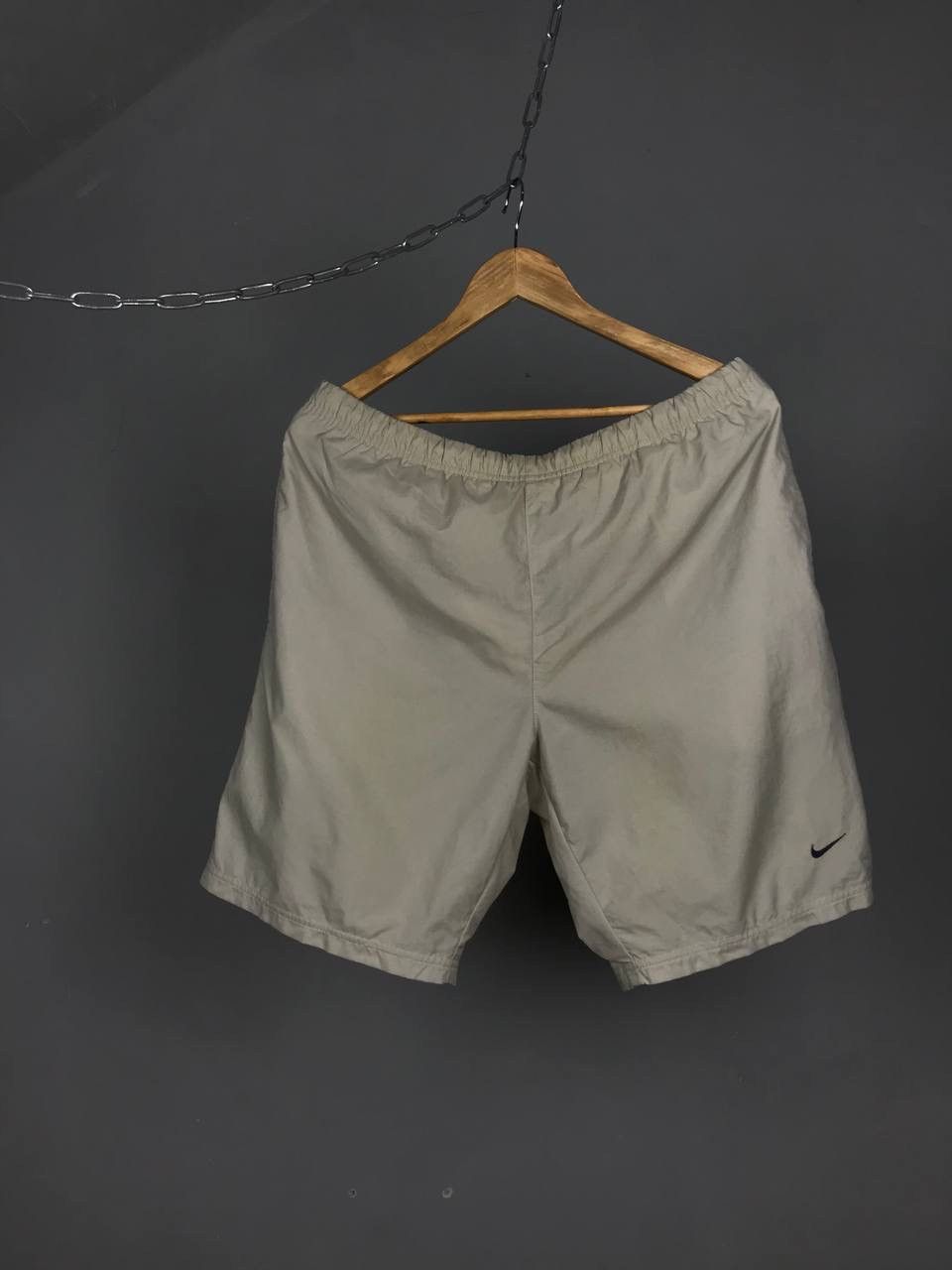 Nike × Vintage Nike swoosh streetwear vintage shorts Size US 32 / EU 48 - 1 Thumbnail