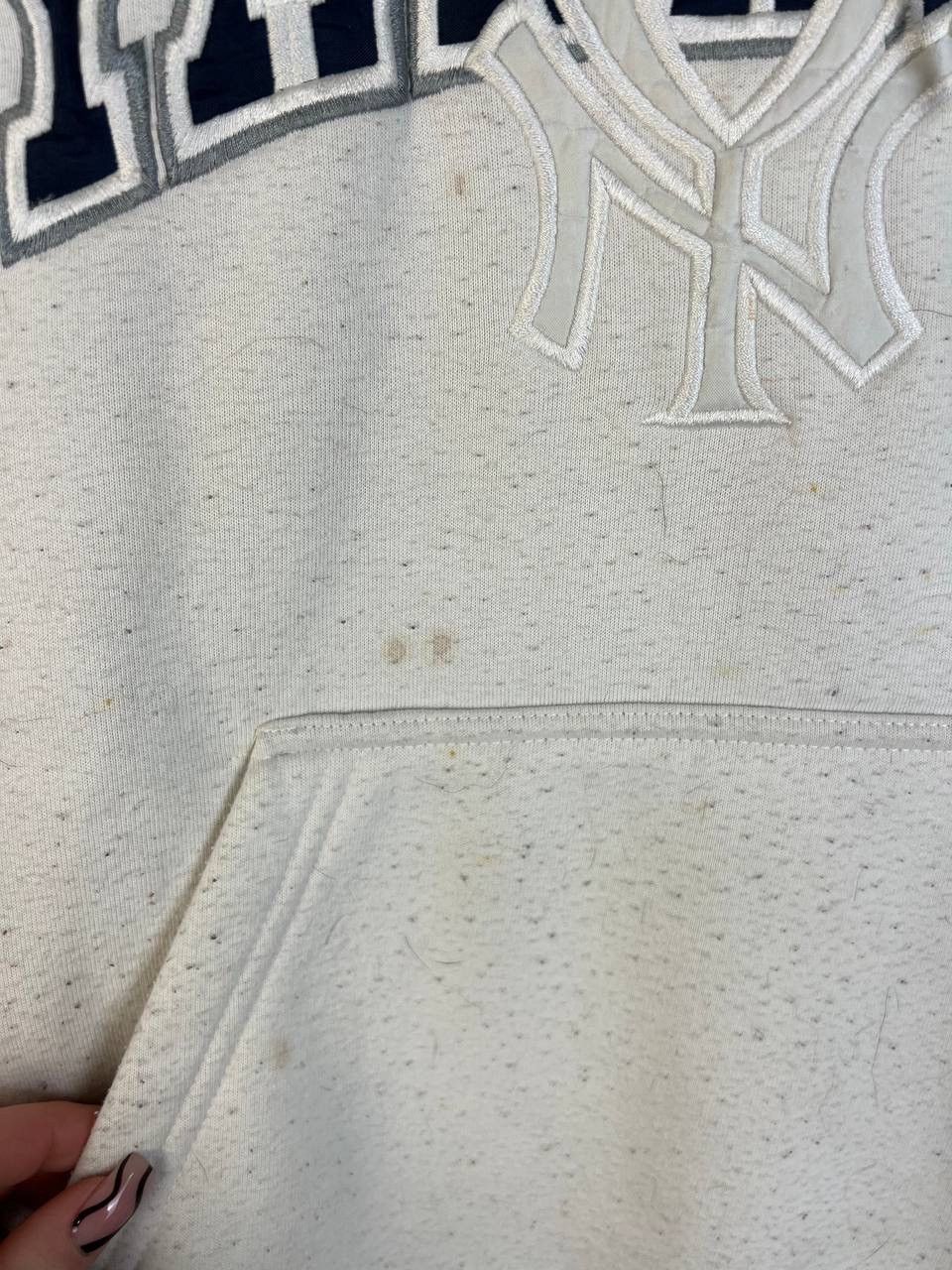 Vintage Yankees NHL 90s vintage hoodie size M Size US M / EU 48-50 / 2 - 2 Thumbnail