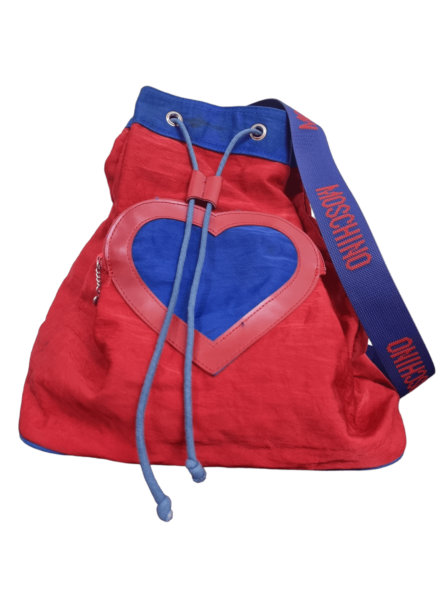 Japanese Brand × Moschino Vtg Moschino by Maruem Japan heart bucket sling bag Size ONE SIZE - 1 Thumbnail