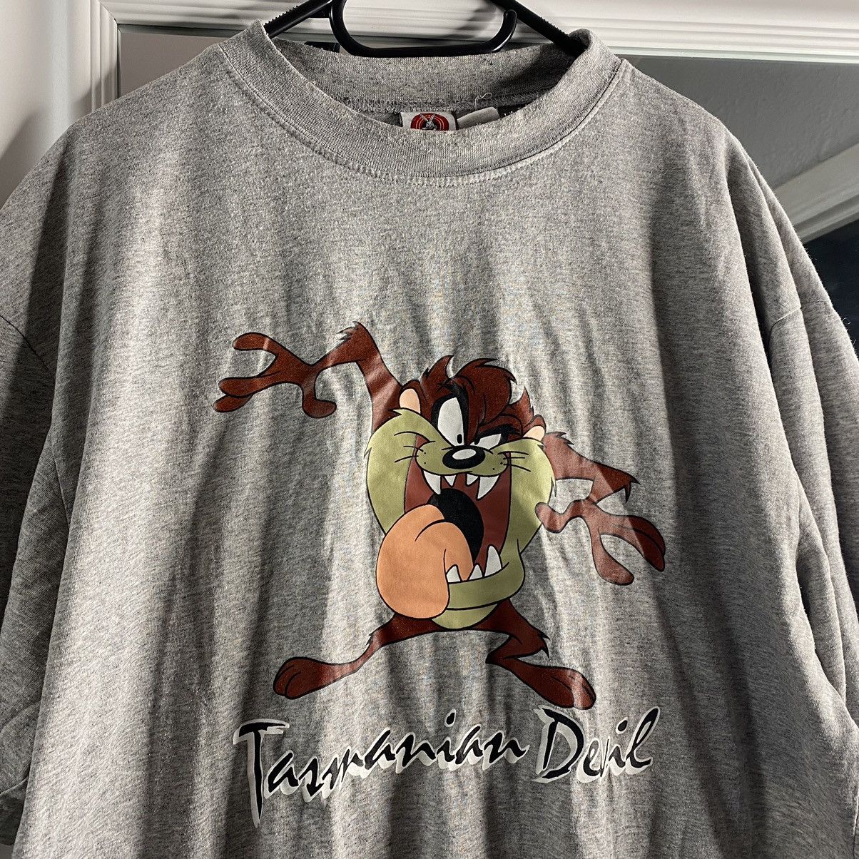 Disney VINTAGE LOONEY TUNES TAZMANIAN DEVIL BOXY T SHIRT Size US XL / EU 56 / 4 - 2 Thumbnail