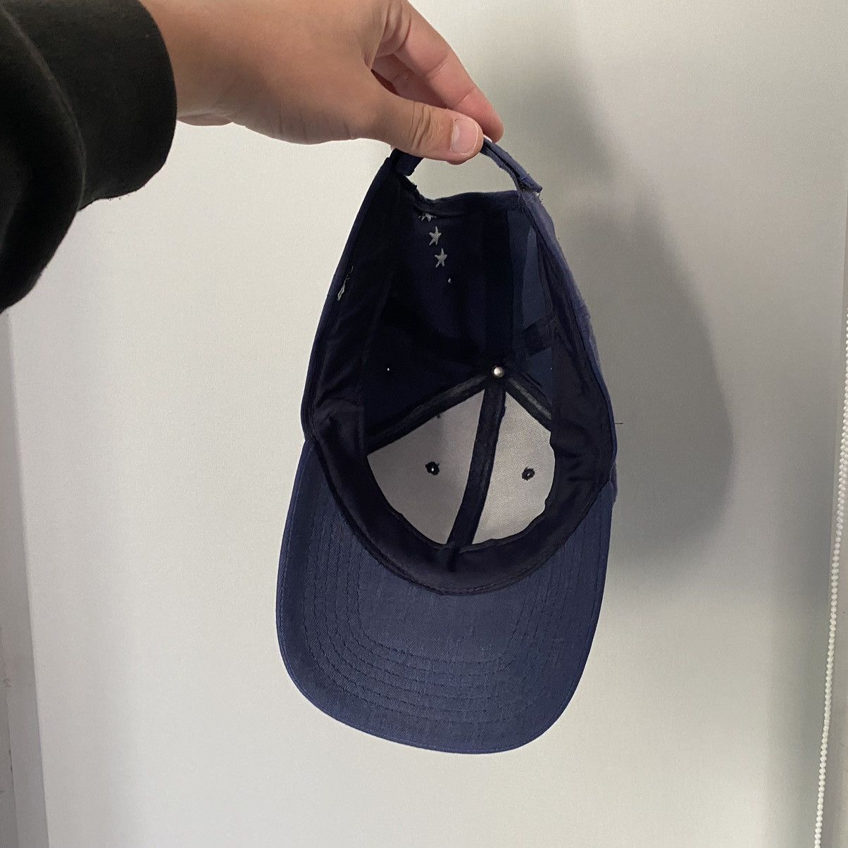 Oakley VINTAGE 90S OAKLEY NAVY FADED EMBROIDERED LOGO CAP Size ONE SIZE - 6 Thumbnail