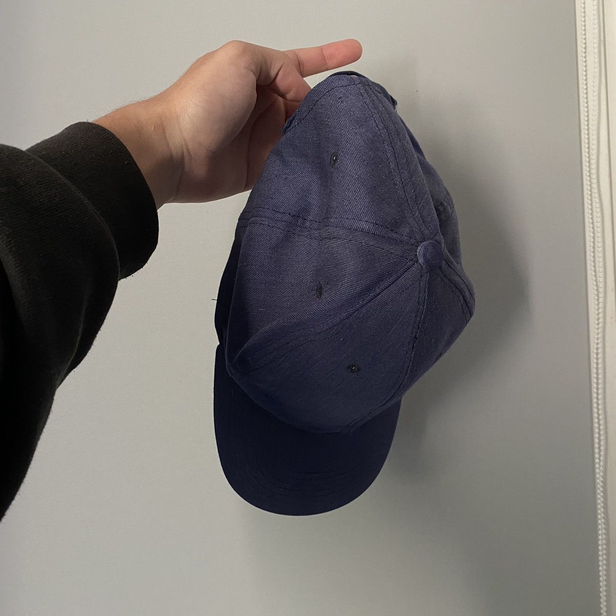 Oakley VINTAGE 90S OAKLEY NAVY FADED EMBROIDERED LOGO CAP Size ONE SIZE - 5 Thumbnail