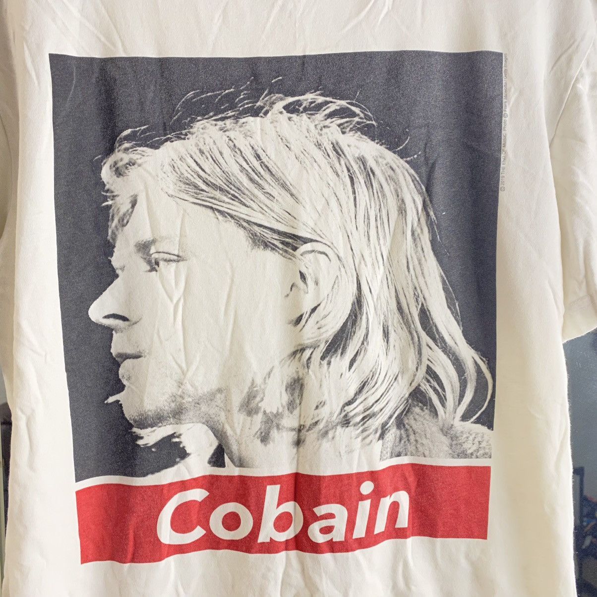 Band Tees AWESOME RARE NIRVANA KURT COBAIN FACE ART T SHIRT Size US M / EU 48-50 / 2 - 2 Thumbnail
