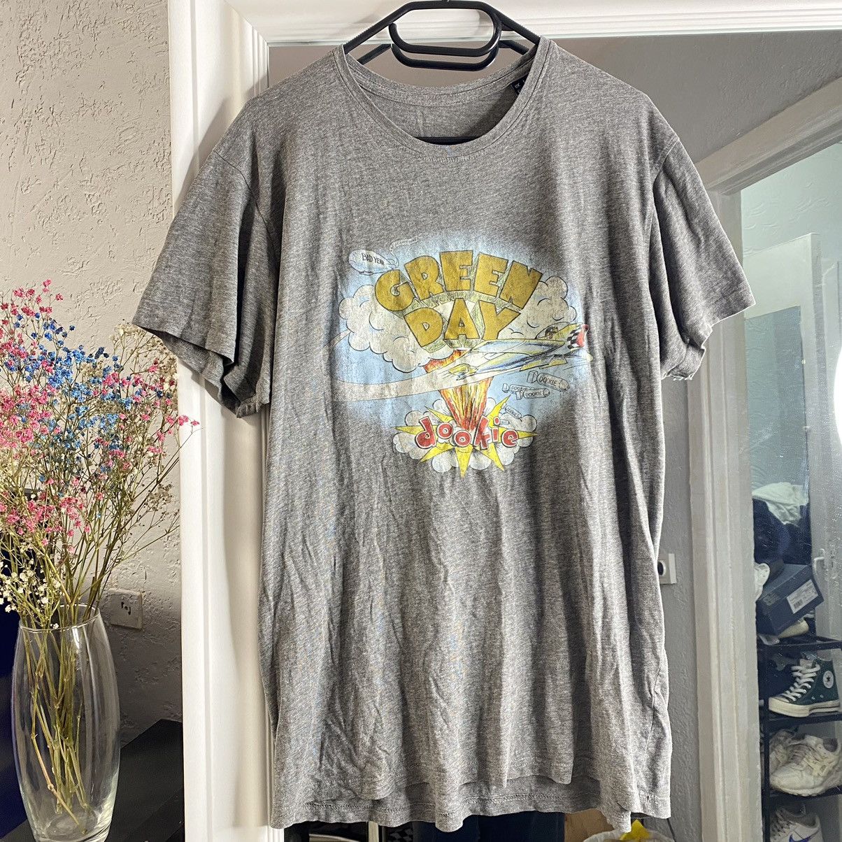 Band Tees VINTAGE 00s GREEN DAY BAND DOCKIE ALBUM PROMO T SHIRT Size US L / EU 52-54 / 3 - 1 Thumbnail