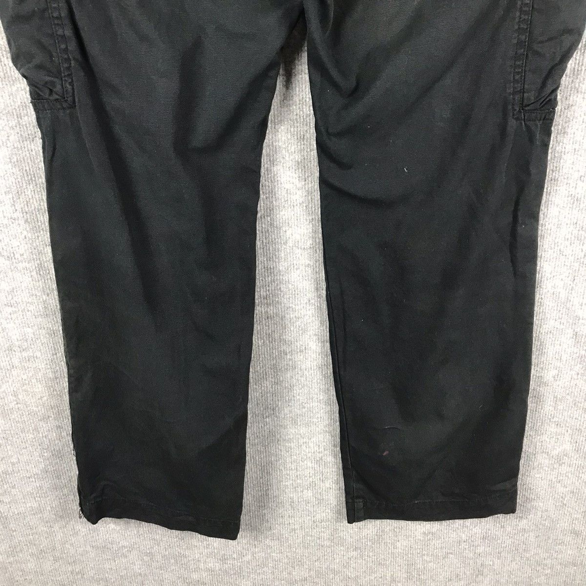 Cesore Mio Black Cargo Multi Pocket faded pant