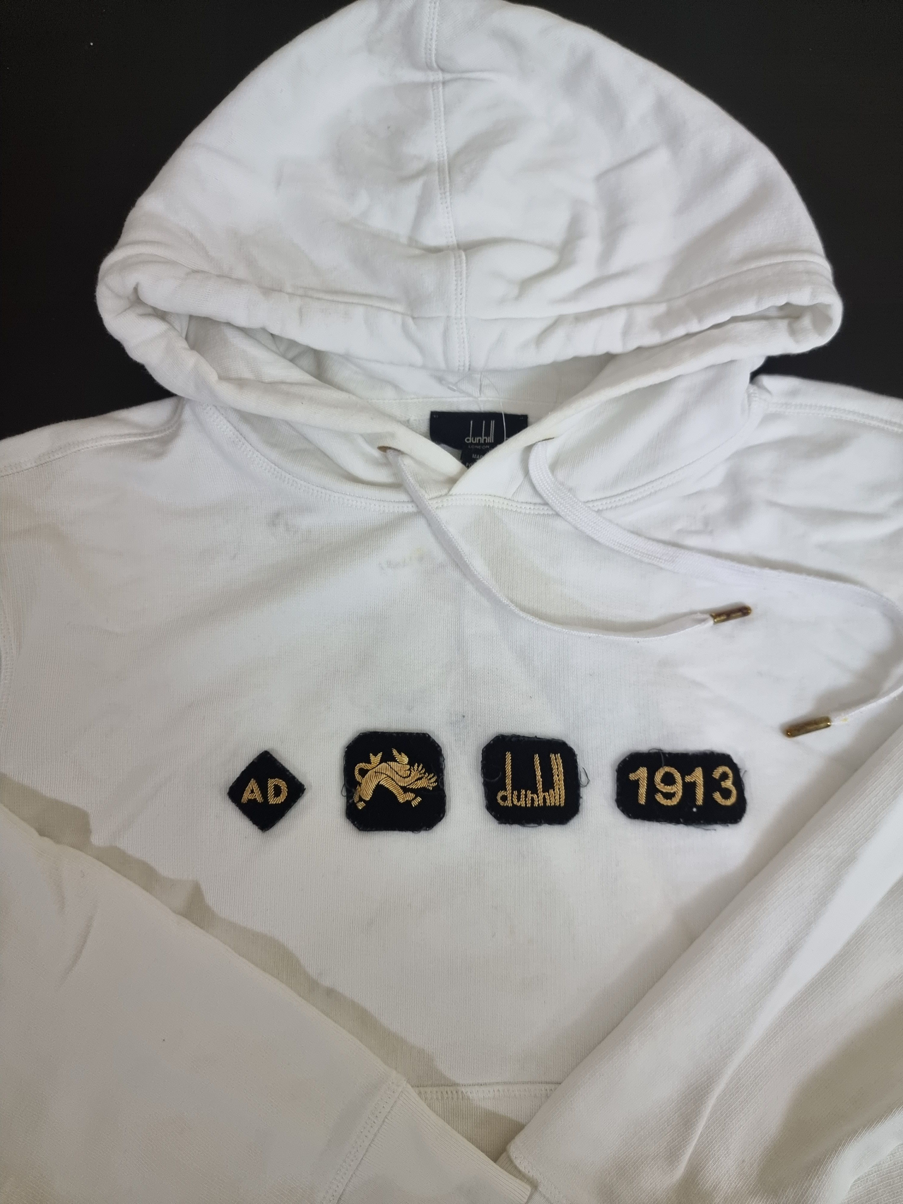 Luxury Alfred Dunhill London logo hoodie