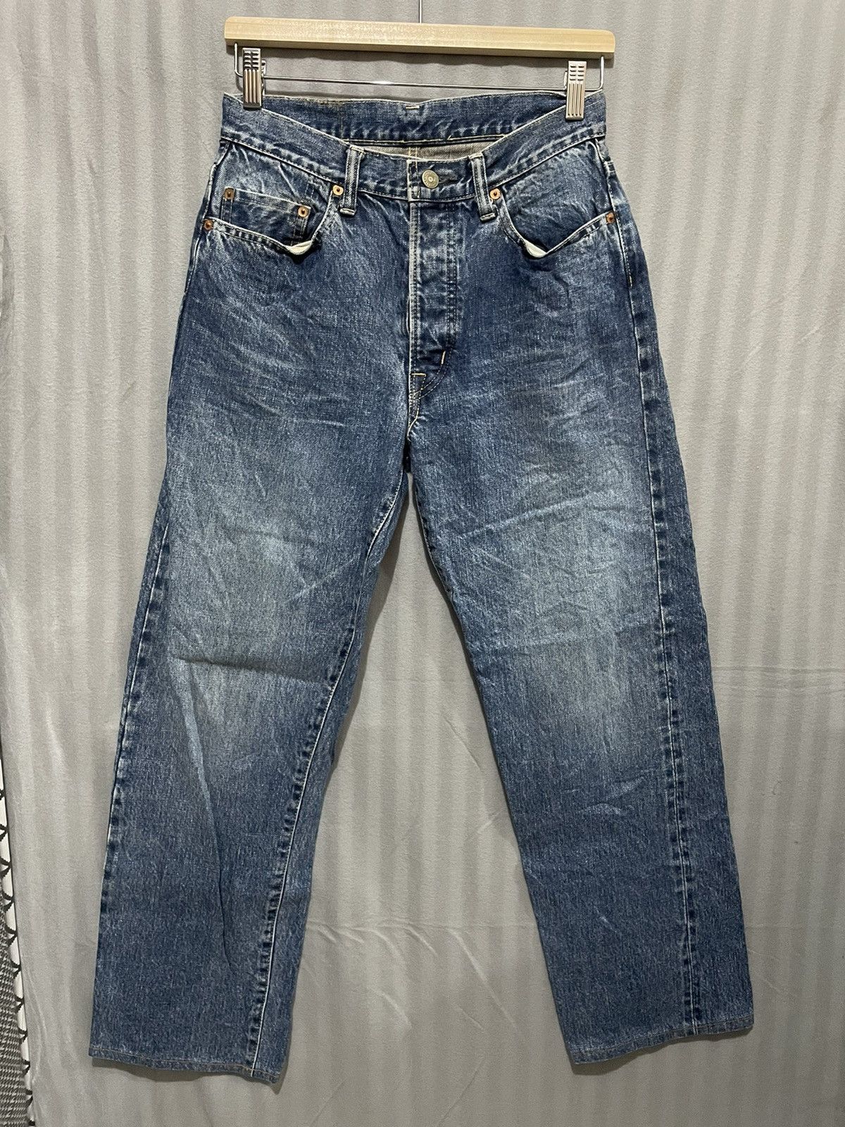 Vintage Rare Vintage HR Market by Iron Heart Selvaged Slubby Jeans Size US 29 - 1 Thumbnail