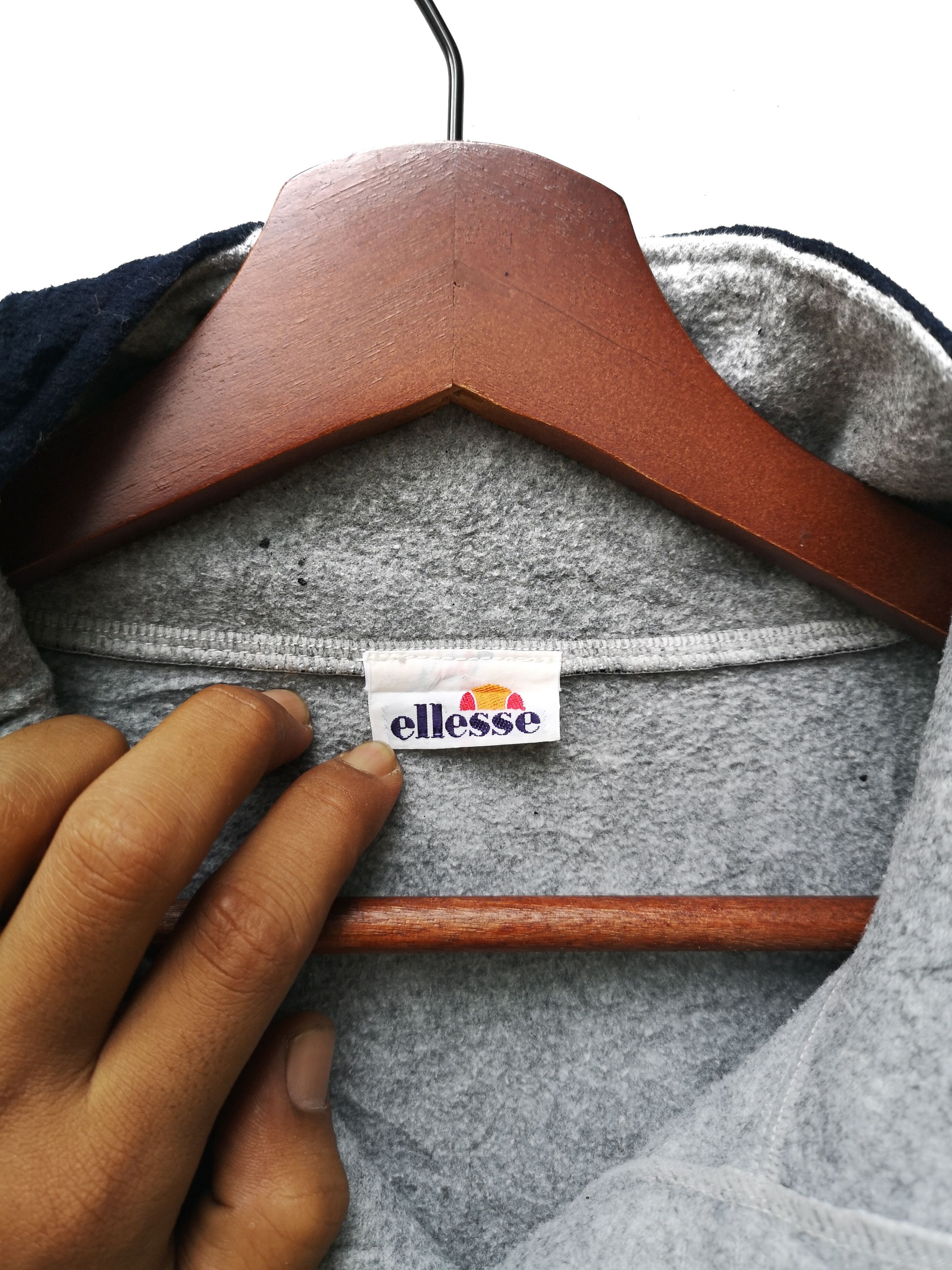 Ellesse Vintage Streetwear Ellesses Sweater Snap Button Size US L / EU 52-54 / 3 - 3 Thumbnail