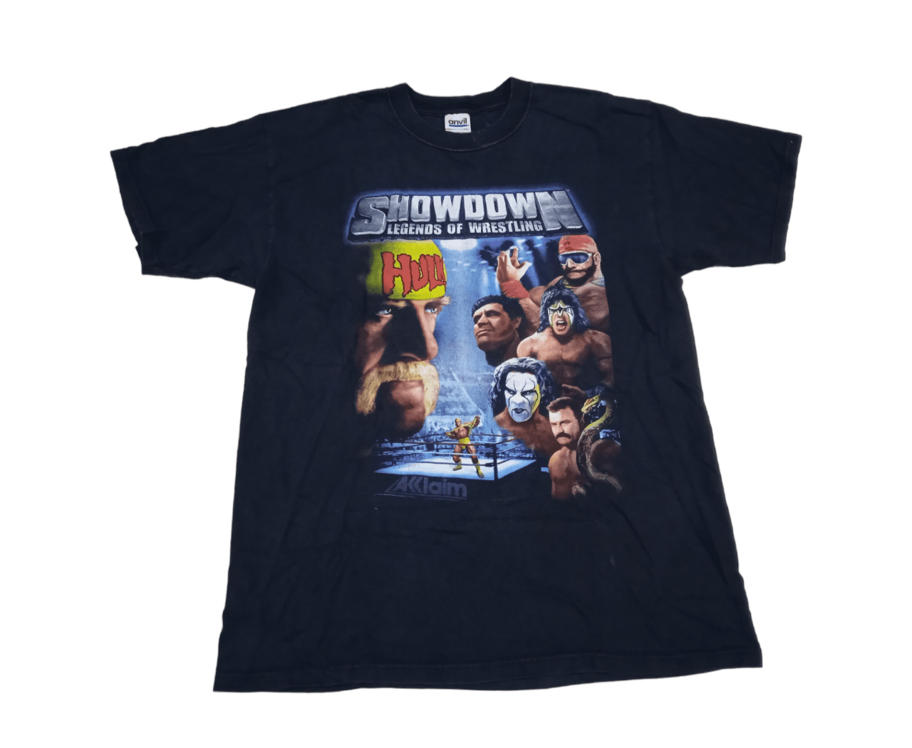 Vintage Vintage 00s Legends of Wrestling PS2 T-Shirt Playstation Size US L / EU 52-54 / 3 - 1 Thumbnail
