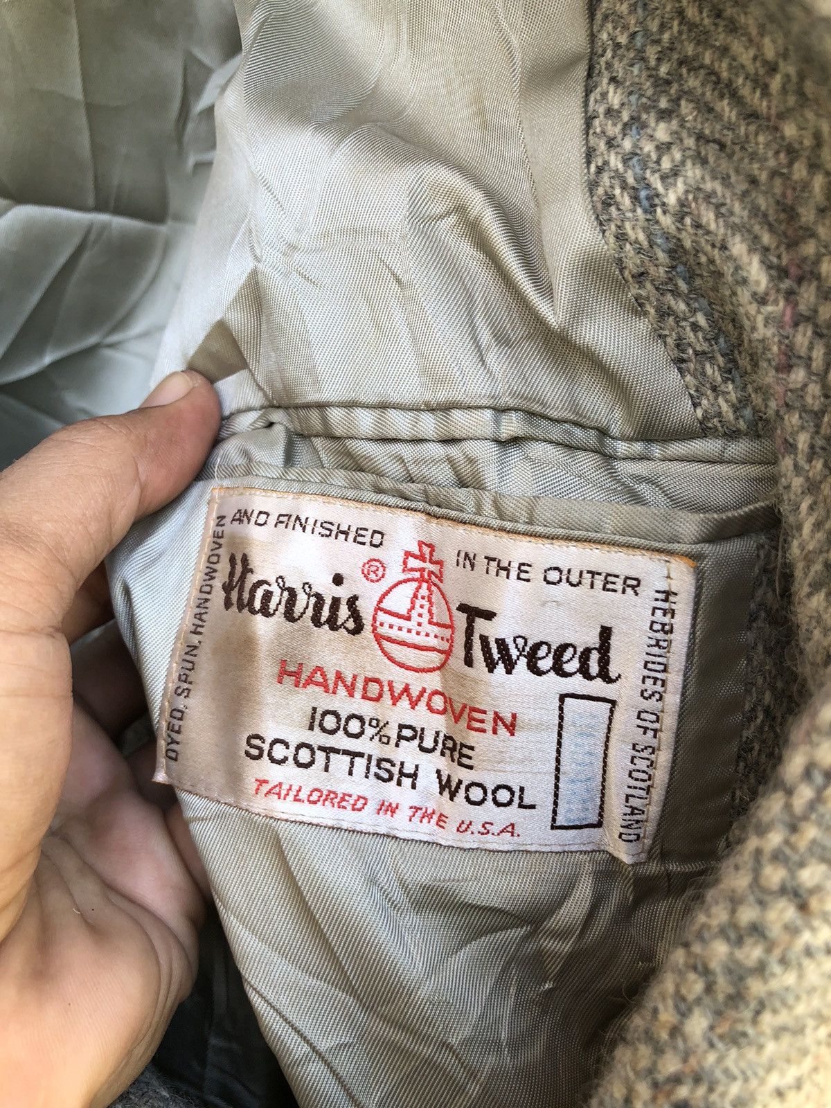 Harris Tweed 🔥Harris Tweed Stafford 100% Scottish Wool Blazer Jacket Size US M / EU 48-50 / 2 - 2 Thumbnail