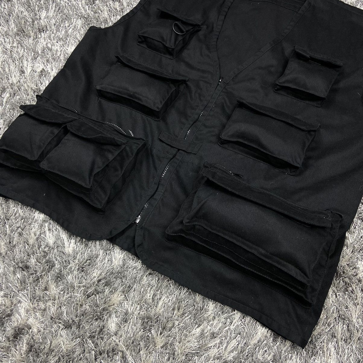 ARCHIVE BAGGY PUFF MULTIPOCKET UTILITY BONDAGE VEST - № 2086