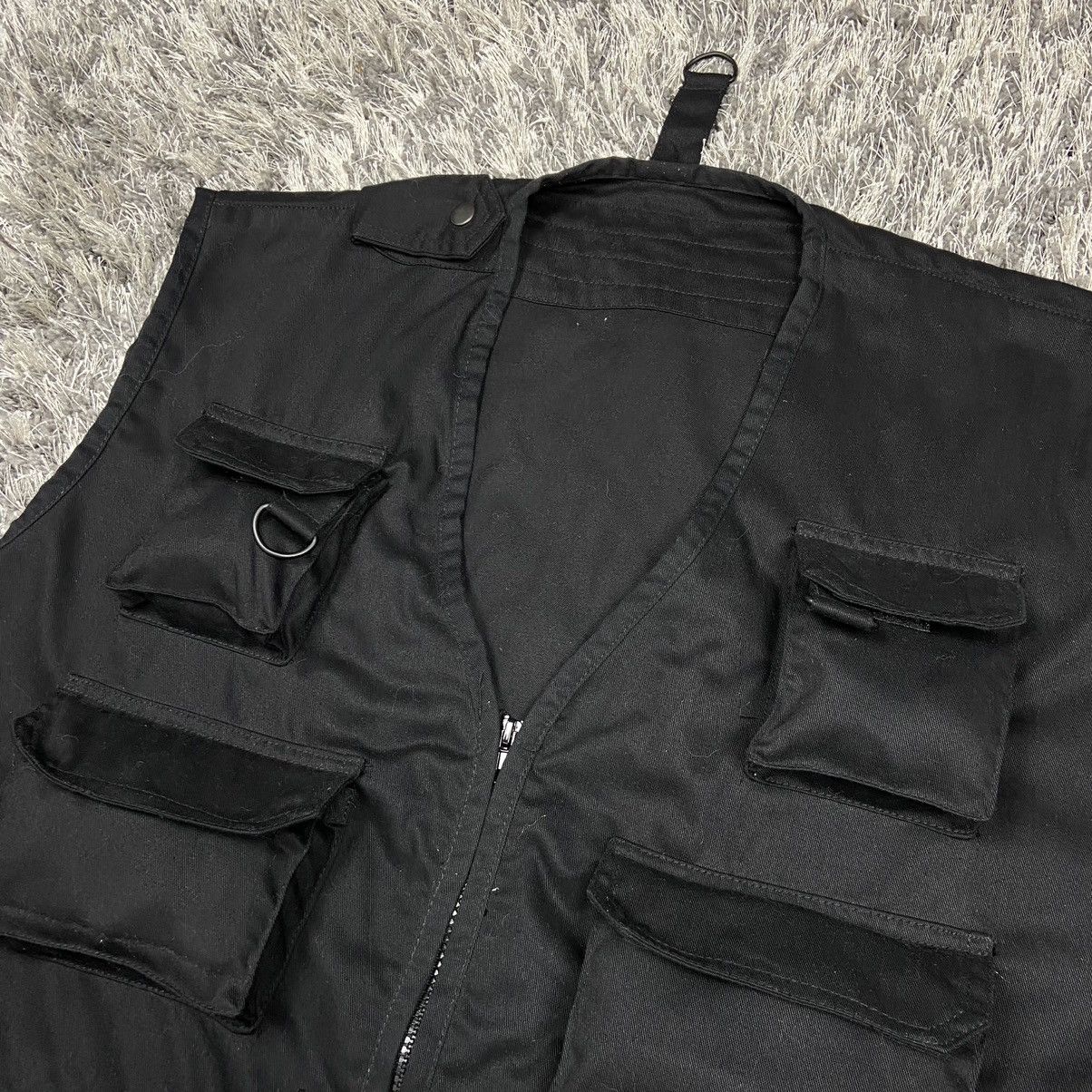 ARCHIVE BAGGY PUFF MULTIPOCKET UTILITY BONDAGE VEST - № 2086