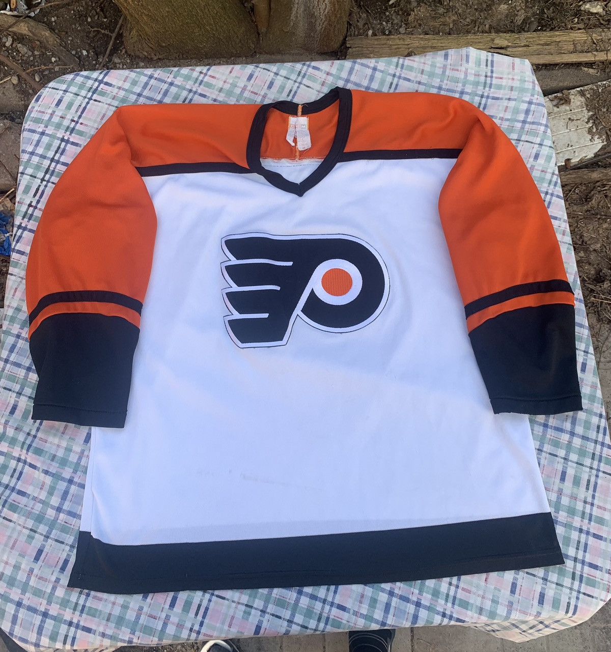 Ccm × NHL × Vintage Vintage CCM Philadelphia Flyers NHL Jersey Size US XL / EU 56 / 4 - 1 Thumbnail
