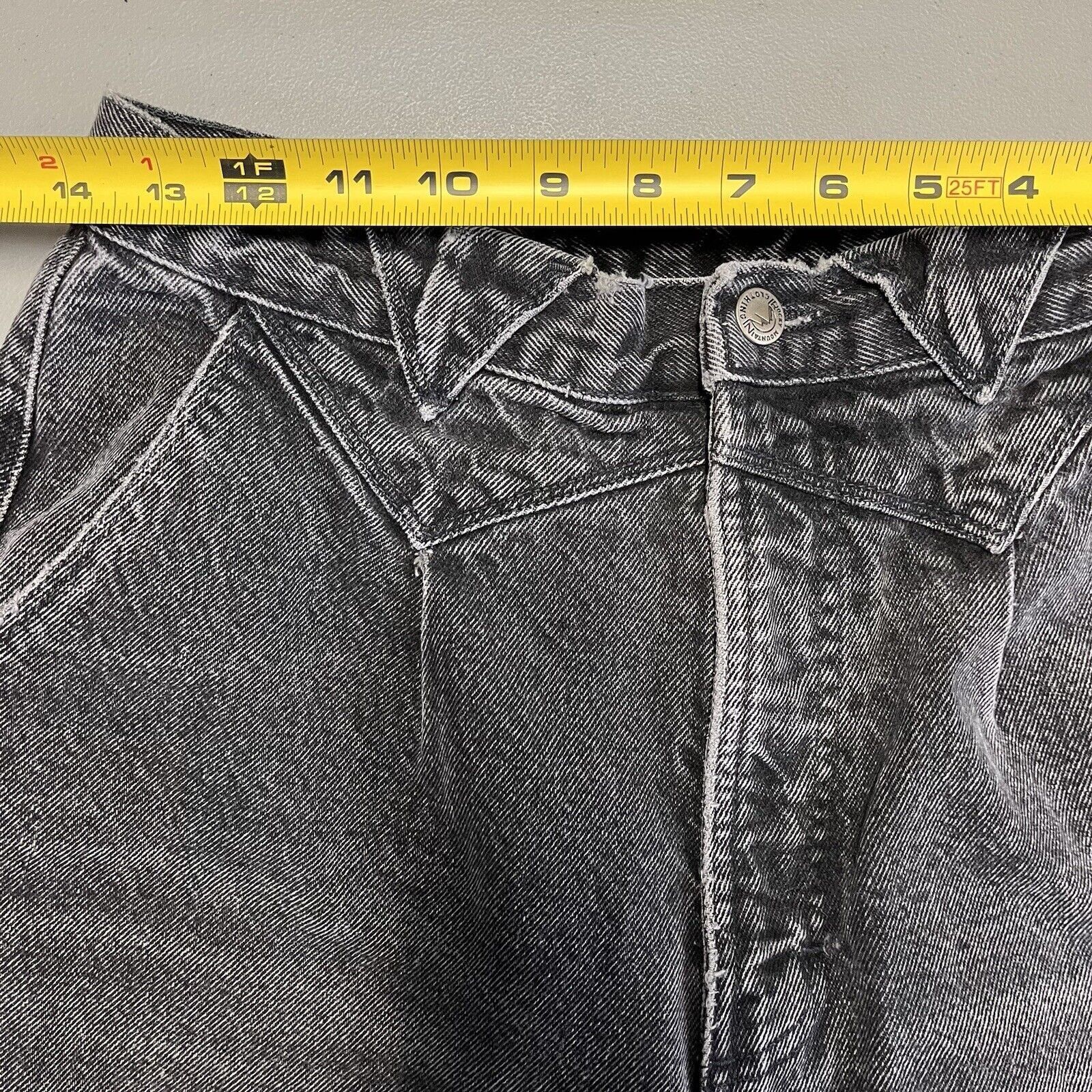Vintage Vintage Rocky Mountain Denim Jeans Size 32/13 USA Made Black Size 32" / US 10 / IT 46 - 10 Thumbnail